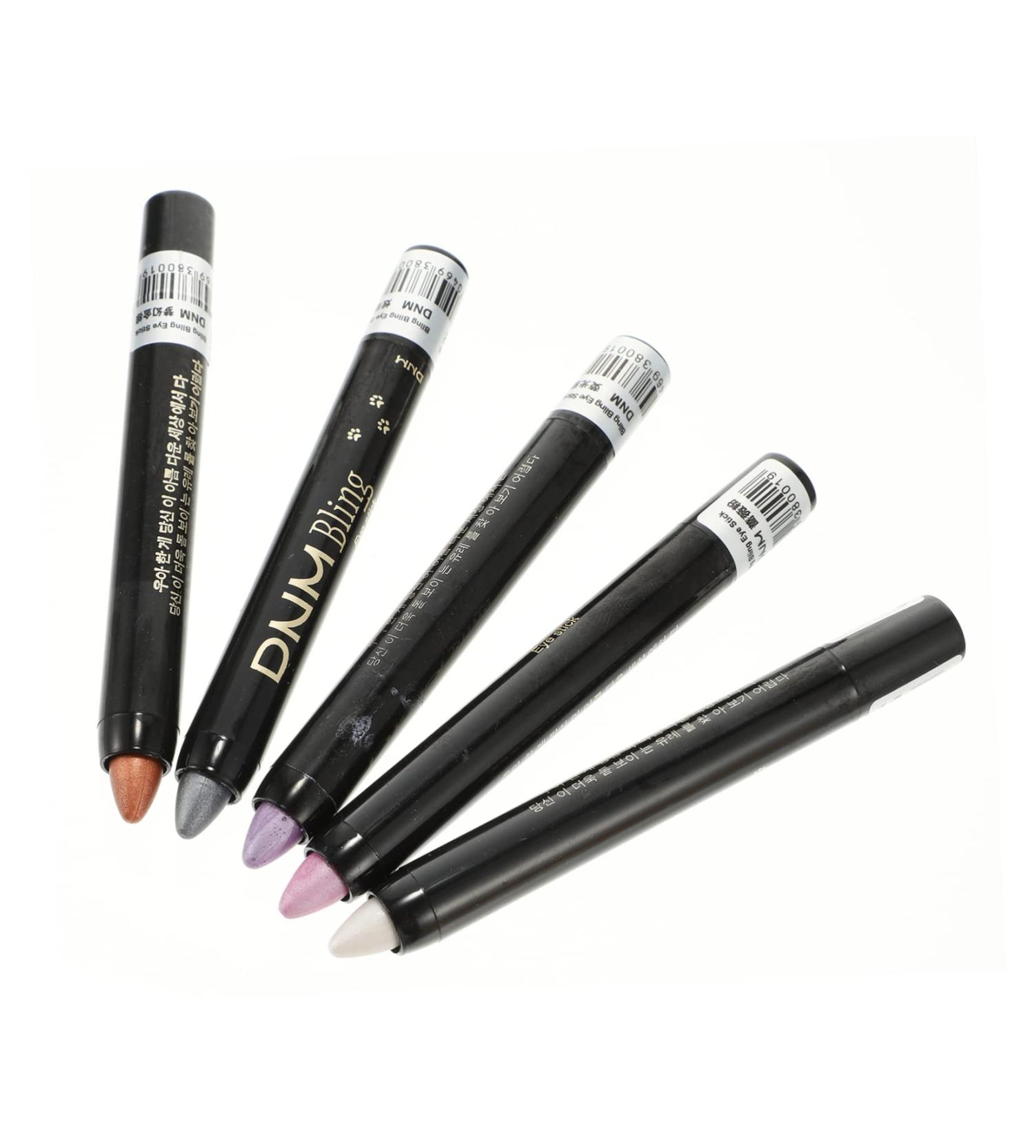 BIUDECO 5pcs Pearlescent Eyeshadow Pencil Long- Lasting Eye Shadow Pen Shimmer Eyeshadow Pencil Paste - Buy Online on GoSupps.com