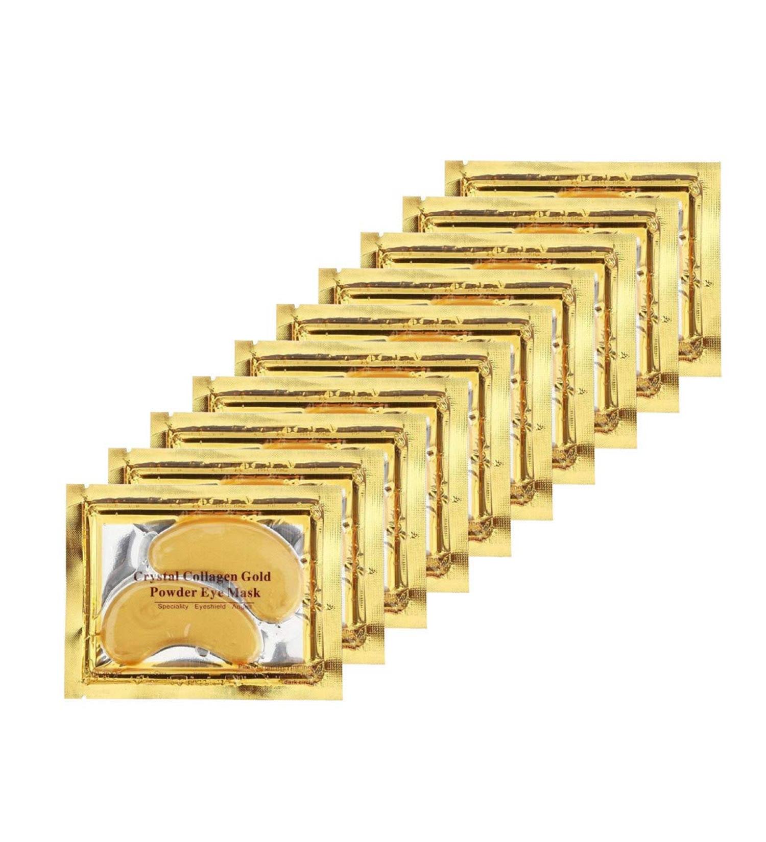 Ruzzut 24K Golden Collagen Under Eye Patches - 30 Pairs | Hyaluronic Acid Gel Pads for Anti-Aging, Dark Circles, Puffy Eyes & Bags - Buy Online on GoSupps.com