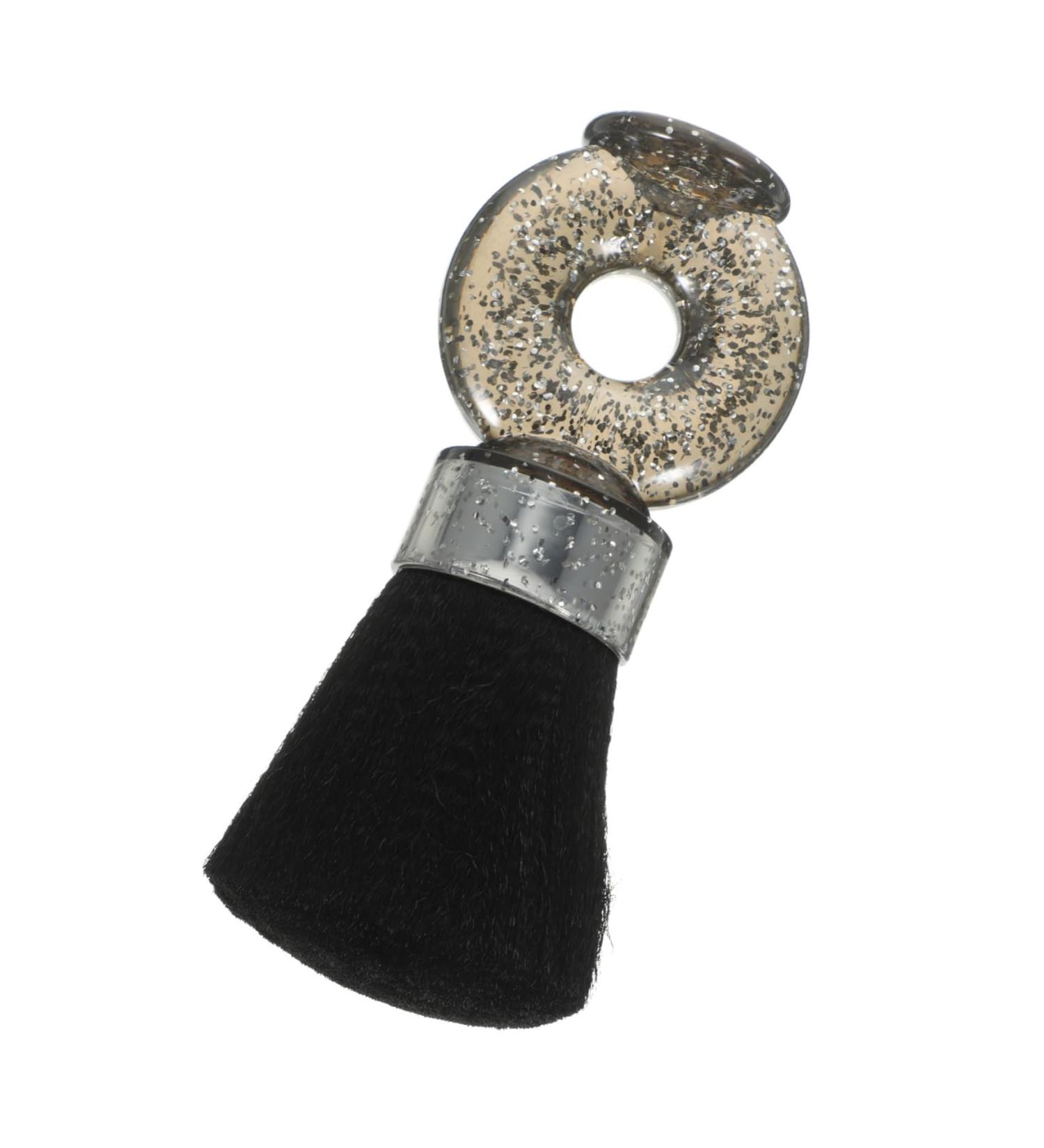 Buy Mikinona Broken Hair Brush & Shaving Brush - Professional Barber Tool for Beard Care & Styling - 8.5x3.5x14.5cm Black - International Shipping Available - Buy Online on GoSupps.com