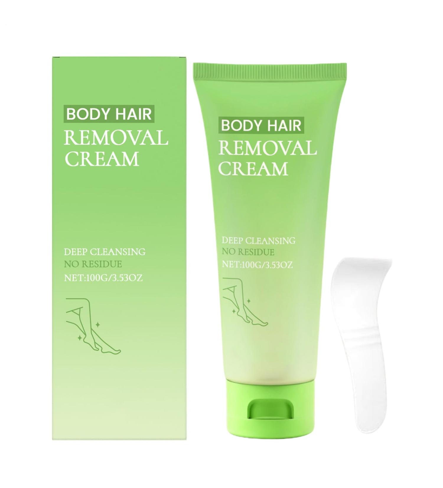 Hair Removal Cream for Women | Fast and Gentle Hair Removal Cream for Sensitive Skin 100g Hair Removal Cream with Spatula for Women Personal Use Men Body Face Pubic Area Back Legs Shaving Underwear - Buy Online on GoSupps.com