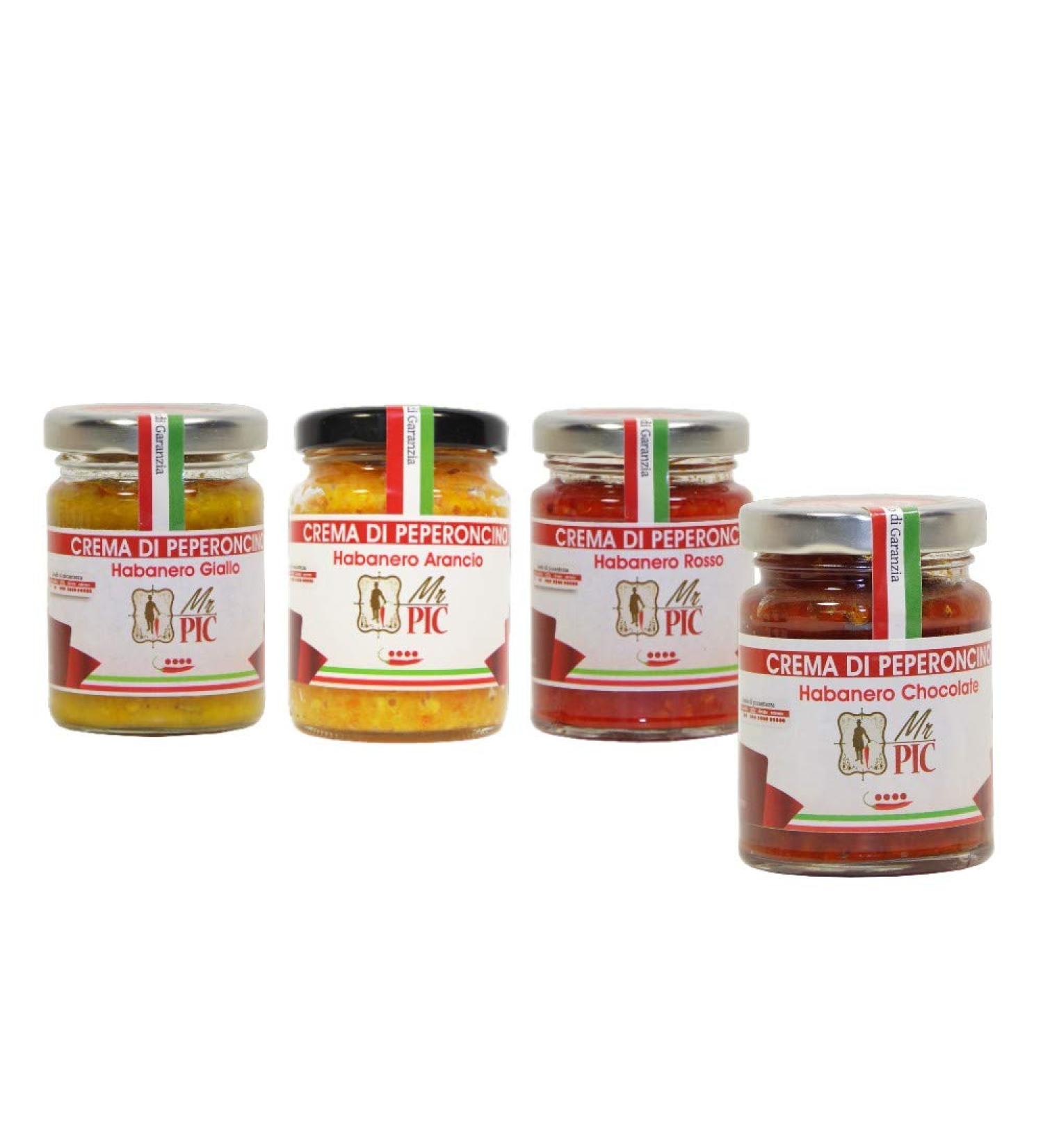  MR. PIC Fab Four Pepper Kit - Mr PIC Chili Creams - Mr PIC : Quality Tuscan Chili Pepper - Carmazzi: The widest range of hot products in Italy - Buy Online on GoSupps.com