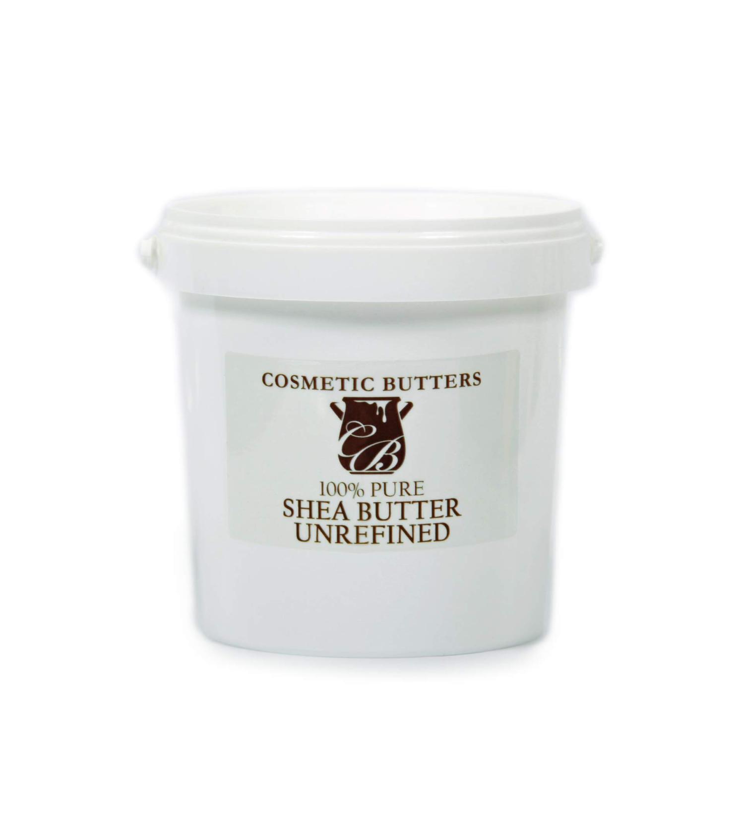 Cosmetic Butters Mystic Moments Unrefined Shea Butter - 100% Pure & Natural Vegan - 1Kg - GMO Free for Skincare - Buy Online on GoSupps.com