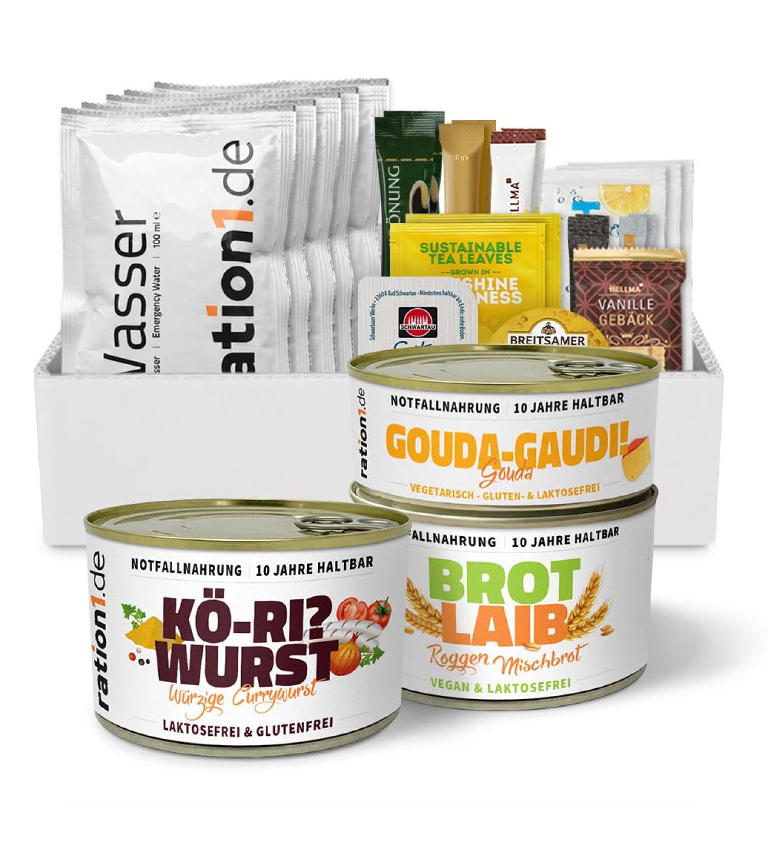 Ration1 Long-term EPA Currywurst - Lactose-Free & Gluten-Free Premium Daily Ration | Shop Internationally - Buy Online on GoSupps.com