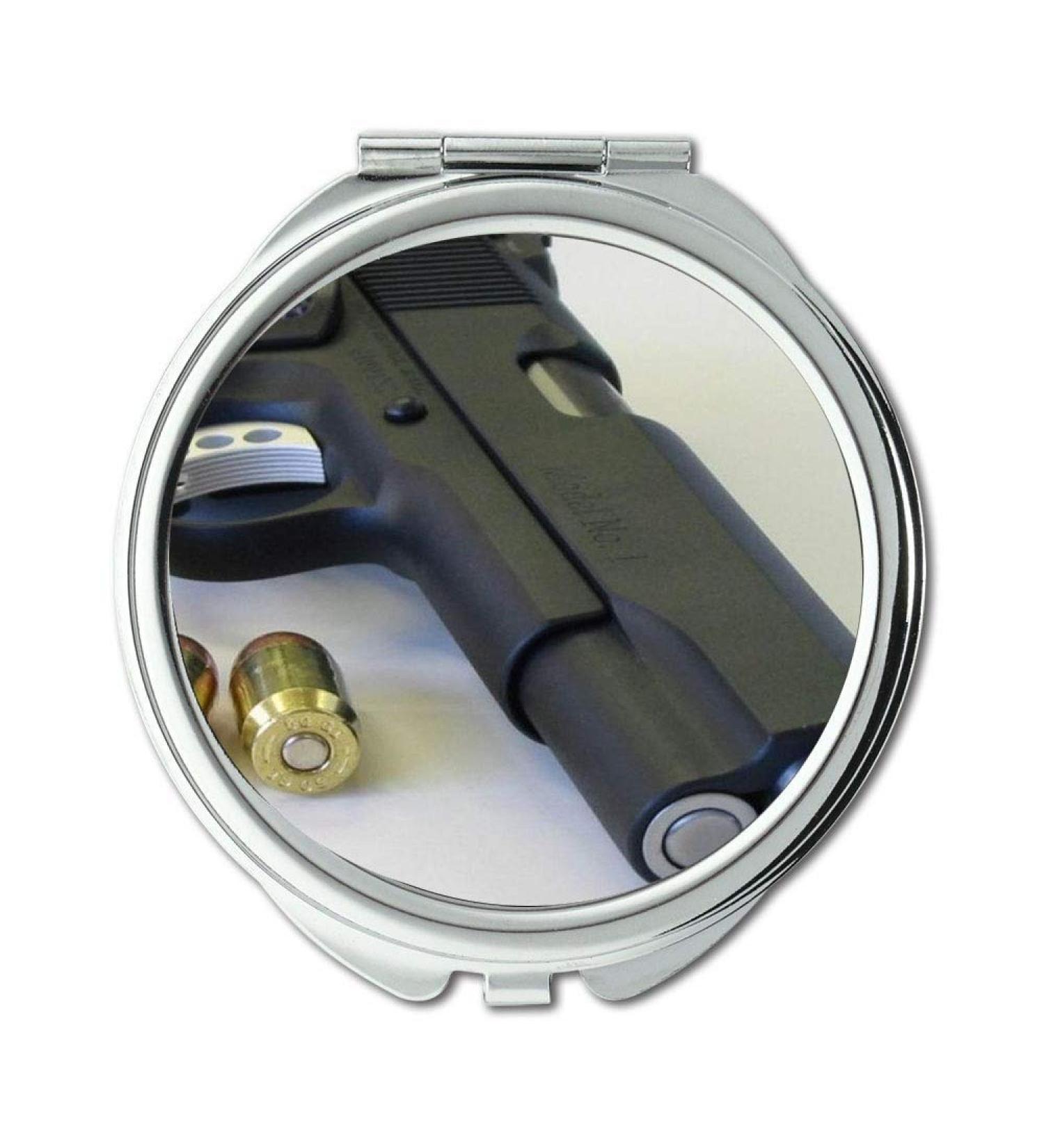 Mirror makeup mirror pistol arm brace Round Mirror new gun pocket mirror portable mirror - Buy Online on GoSupps.com