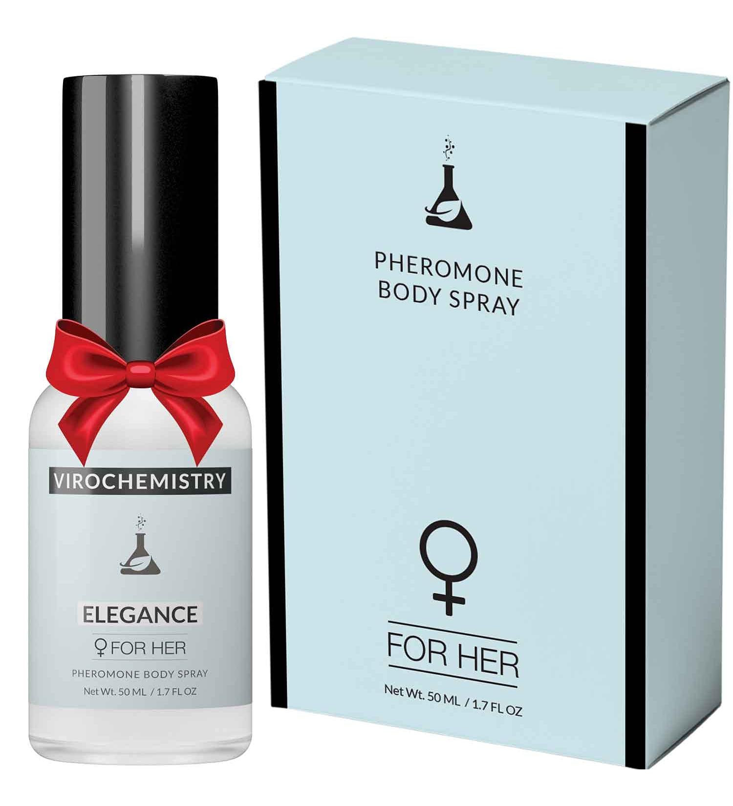 Pheromones For Women (ELEGANCE) Body Spray - Elegant Ultra Strength Organic Human Pheromones Fragrance Body Spray 50mL - Human Grade Pheromones to Attract Men  - Buy Online on GoSupps.com