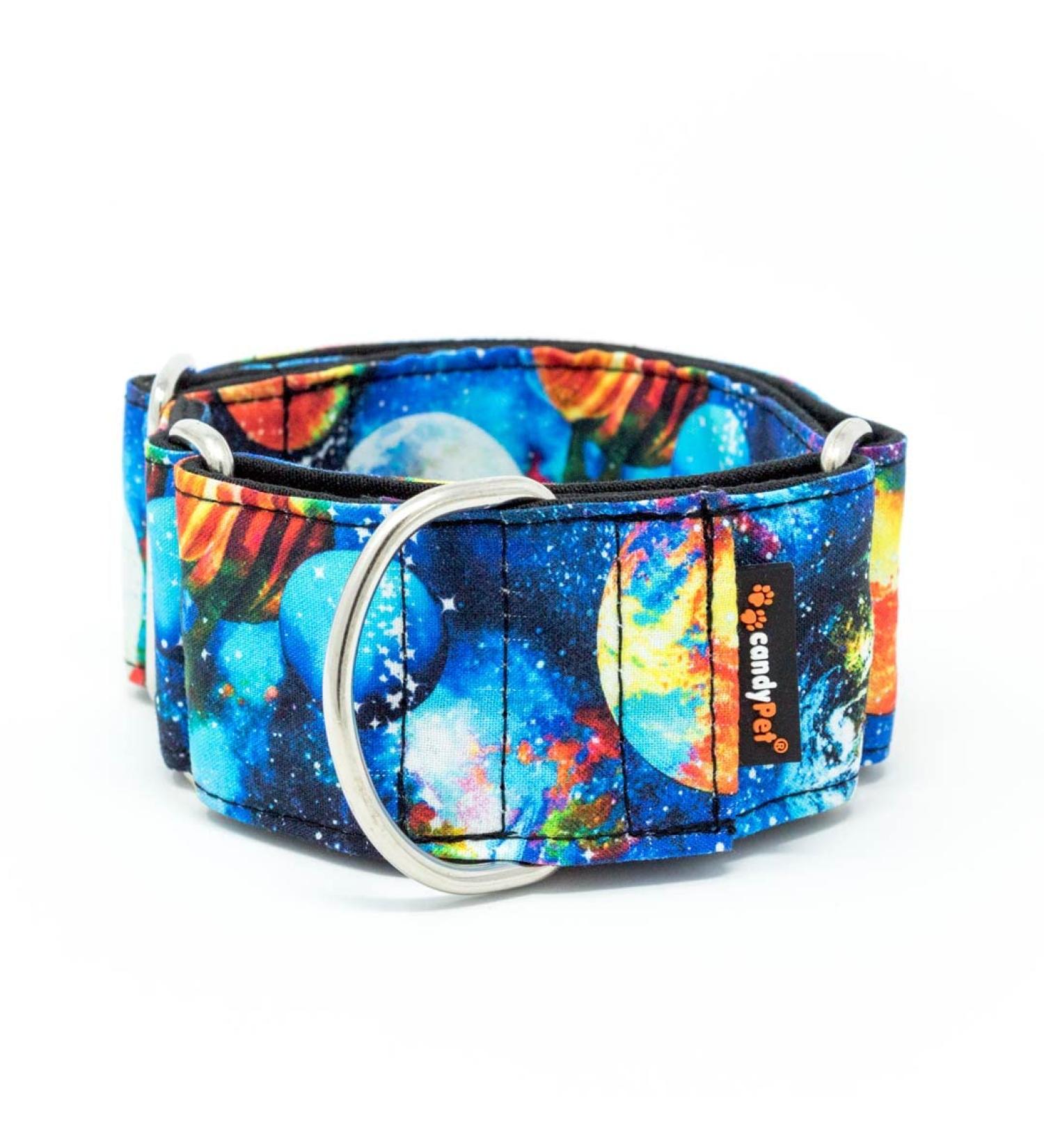 CandyPet Martingale Dog Collar - Universe Model | 4 cm Width | Adjustable 30-50 cm Diameter | International Shipping Available - Buy Online on GoSupps.com