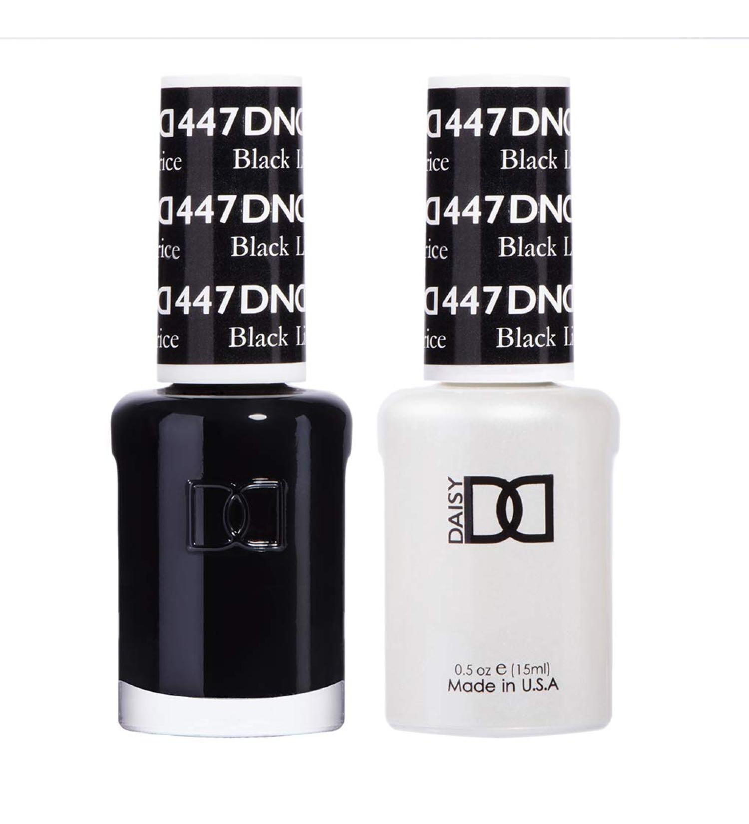 DND Gel & Nail Polish Set - Black Licorice 0.5 Fl Oz - Longlasting & Glossy Finish - Buy Online on GoSupps.com