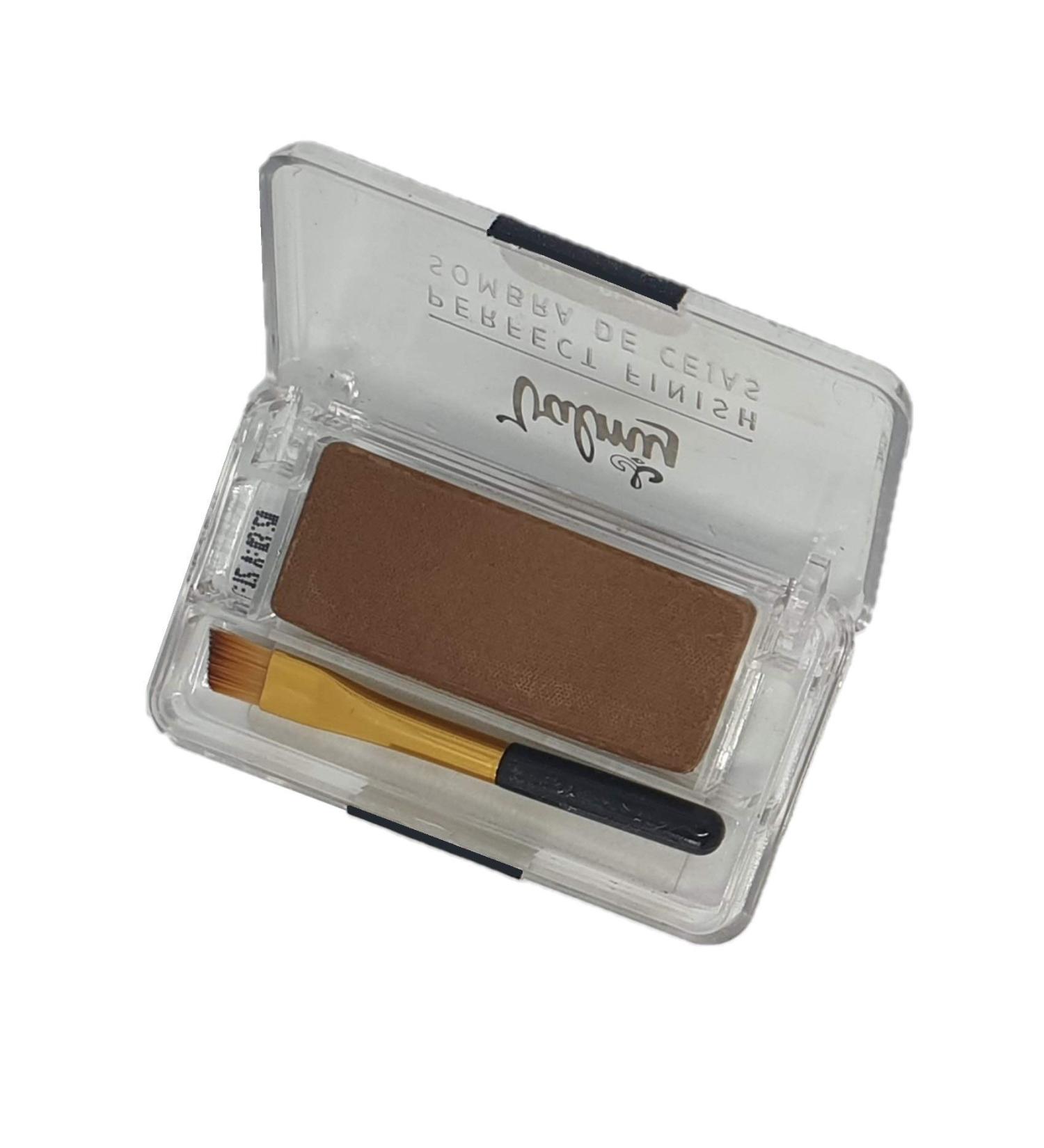 Drocosca Valmy Perfect Finish Eyeshadow with angled applicator professional and natural applicator long lasting for weak eyebrows Clar