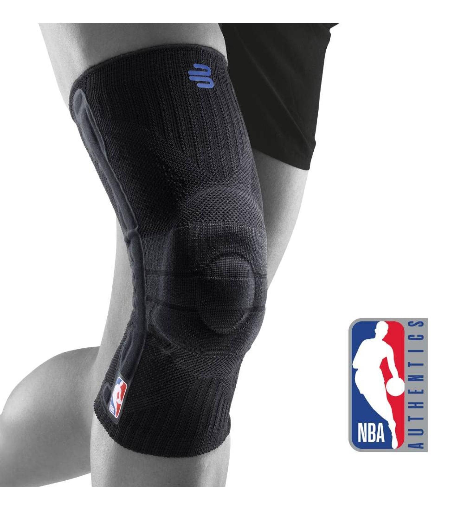 Bauerfeind Sports Knee Support NBA - Officially Licensed Basketball Brace - Omega Gel Pad - Large Black - Buy Online on GoSupps.com