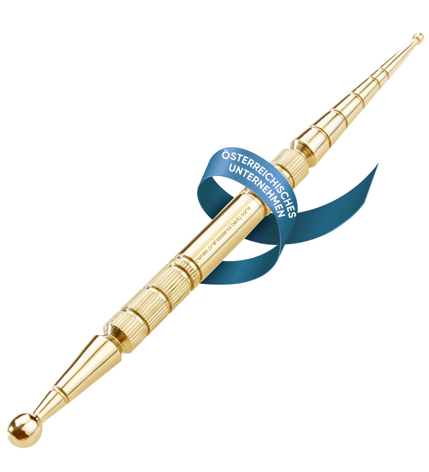 REMOS Acupressure Pen & Meridian Pen - Brass 13 cm Length 2.5/6 mm Ball - Enhance Wellness Internationally - Buy Online on GoSupps.com