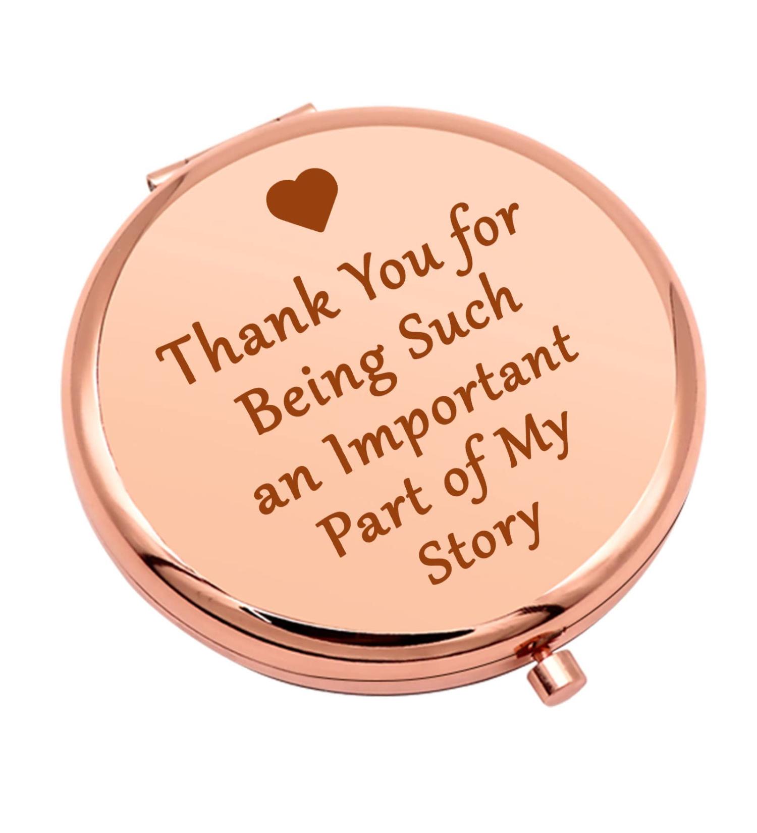 Compact Makeup Mirror: Thank You Gift for Women - Sister, Friend, Daughter, Mom, Teacher, Coworker - Birthday, Appreciation, Christmas, Graduation - Buy Online on GoSupps.com