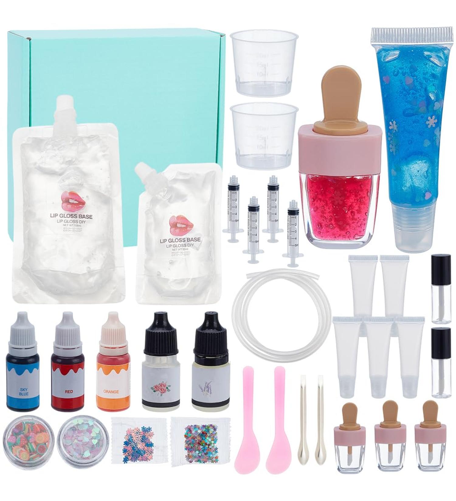 WEBEEDY Kit de Fabrication de Brillant L vres 30 Pcs DIY avec Base Hydratante Tubes et Pigments pour Adultes - Cadeau d'Anniversaire - Buy Online on GoSupps.com