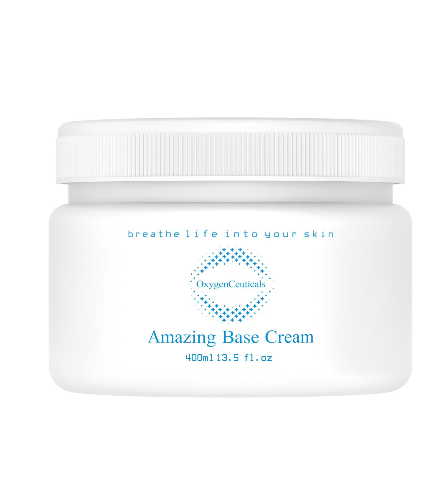 Buy Amazing Base Cream 400ml - Hydrating Face Moisturizer for All Skin Types - International Shipping Available - Buy Online on GoSupps.com