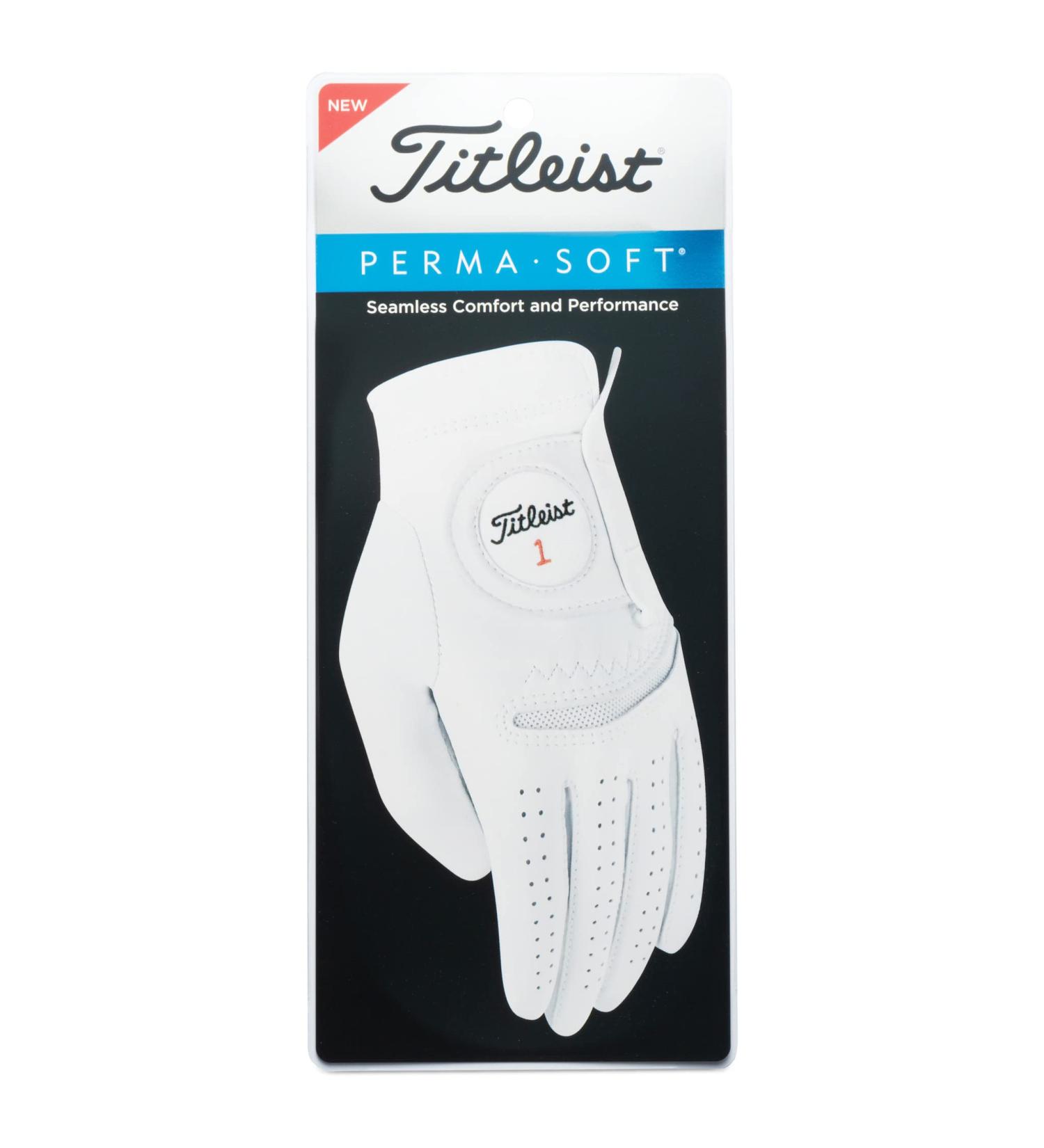 Shop Titleist Perma Men's Gloves - Soft White Left Hand XL | International Shipping Available - Buy Online on GoSupps.com