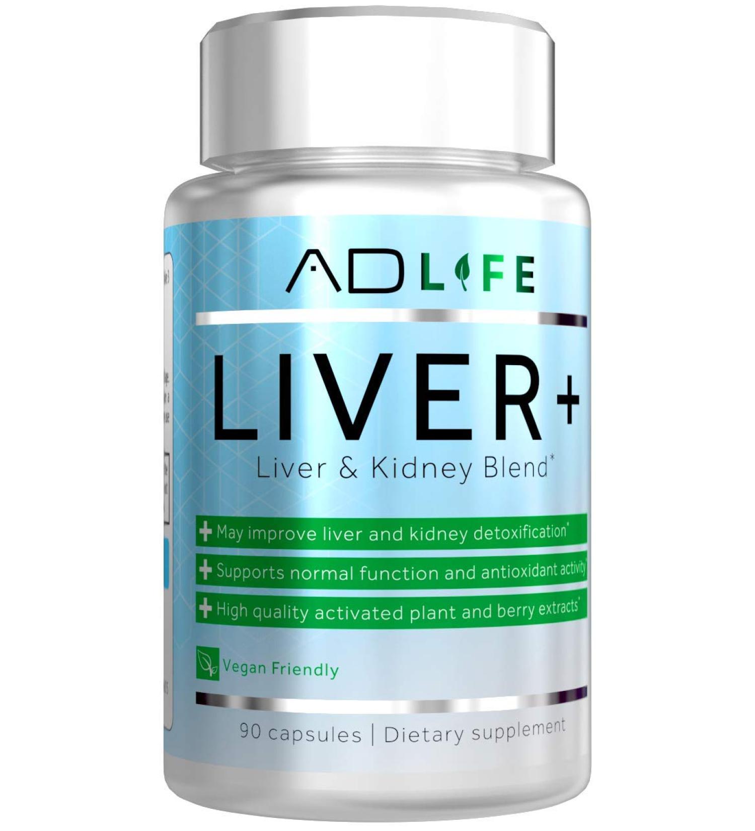 Project AD Liver+ Liver Cleanse & Detox Liver Supplement (90 Capsules)