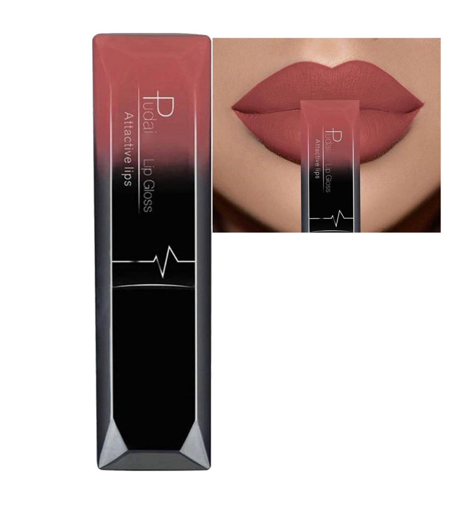 Matte Lipstick HERBENJOY Lipgloss Liquid Blush Lipsticks For Women Long Lasting Waterproof Non-Stick Cup Not Fade High Pigmented Velvet Lipstain (#03) - Buy Online on GoSupps.com