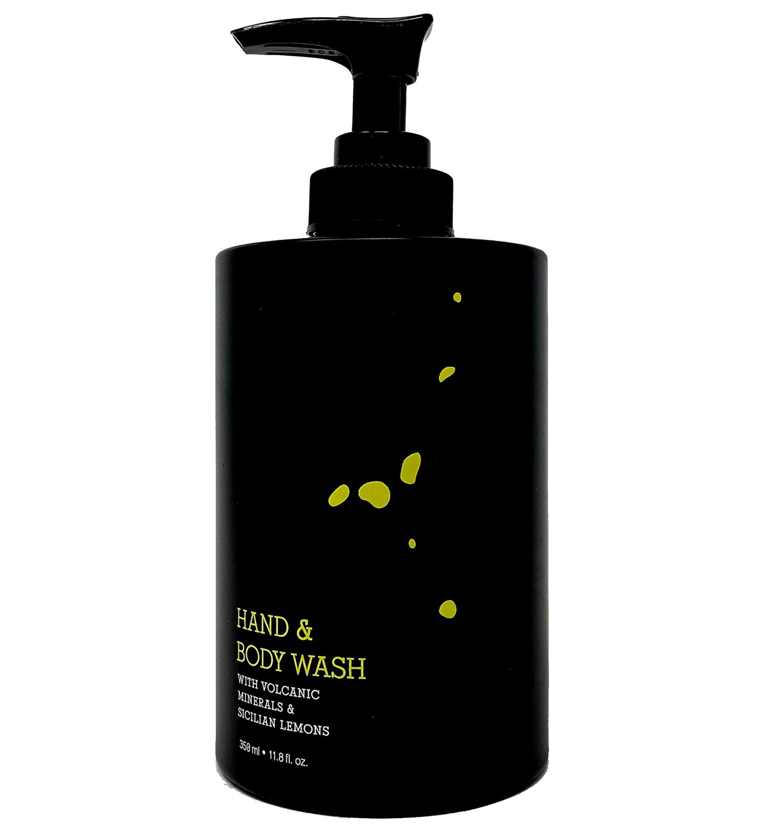 E.Vulcano Hand & Body Wash 11.8 oz - Infused with Copper Magnesium & Zinc - Sicilian Lemons & Volcanic Minerals | International Shipping Available - Buy Online on GoSupps.com