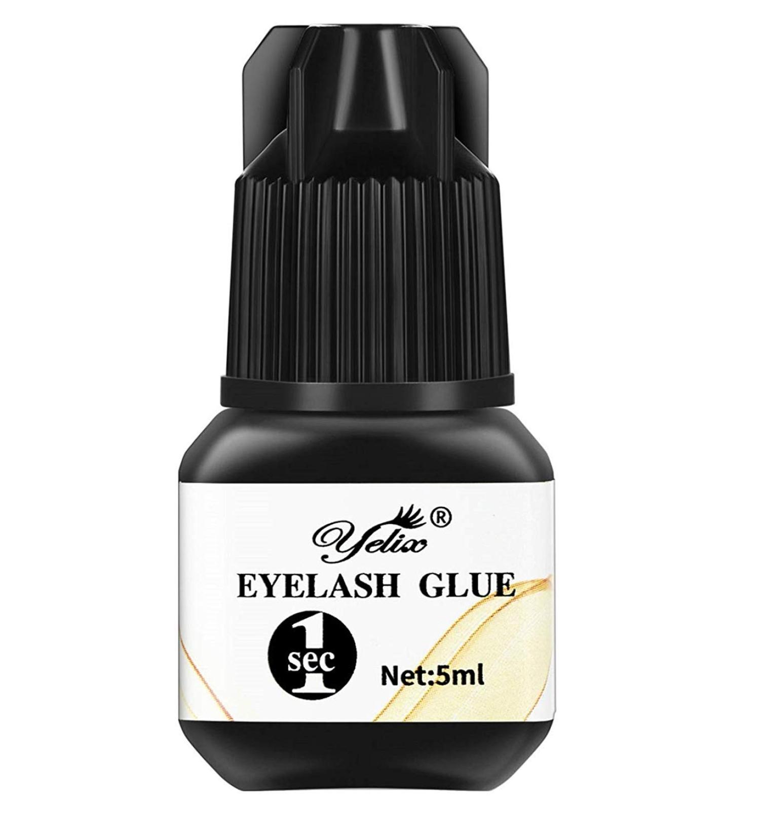 Professional Eyelash Glue - Strong Bonding Adhesive for Individual Extensions | Fast Drying 1-2 Sec 6-7 Weeks Retention (5ml) JS-001 - Ship Internationally - Buy Online on GoSupps.com