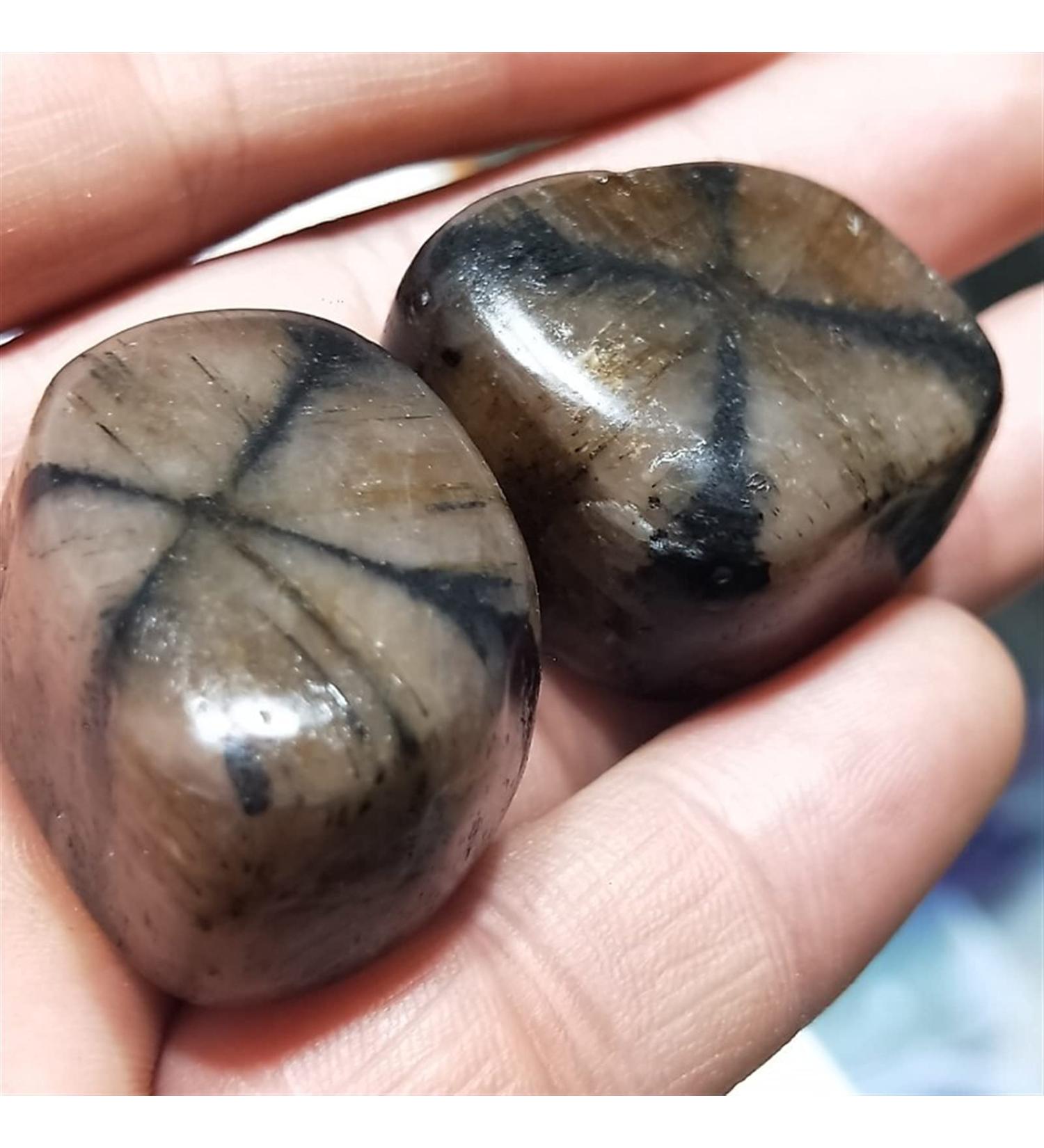 Natural Gemstone raw Staurolite Polished Fairy Cross Stone Specimen ReikiQuartz Crystal Stone as a Gift Home Goods (Color : 2pcs) - Buy Online on GoSupps.com