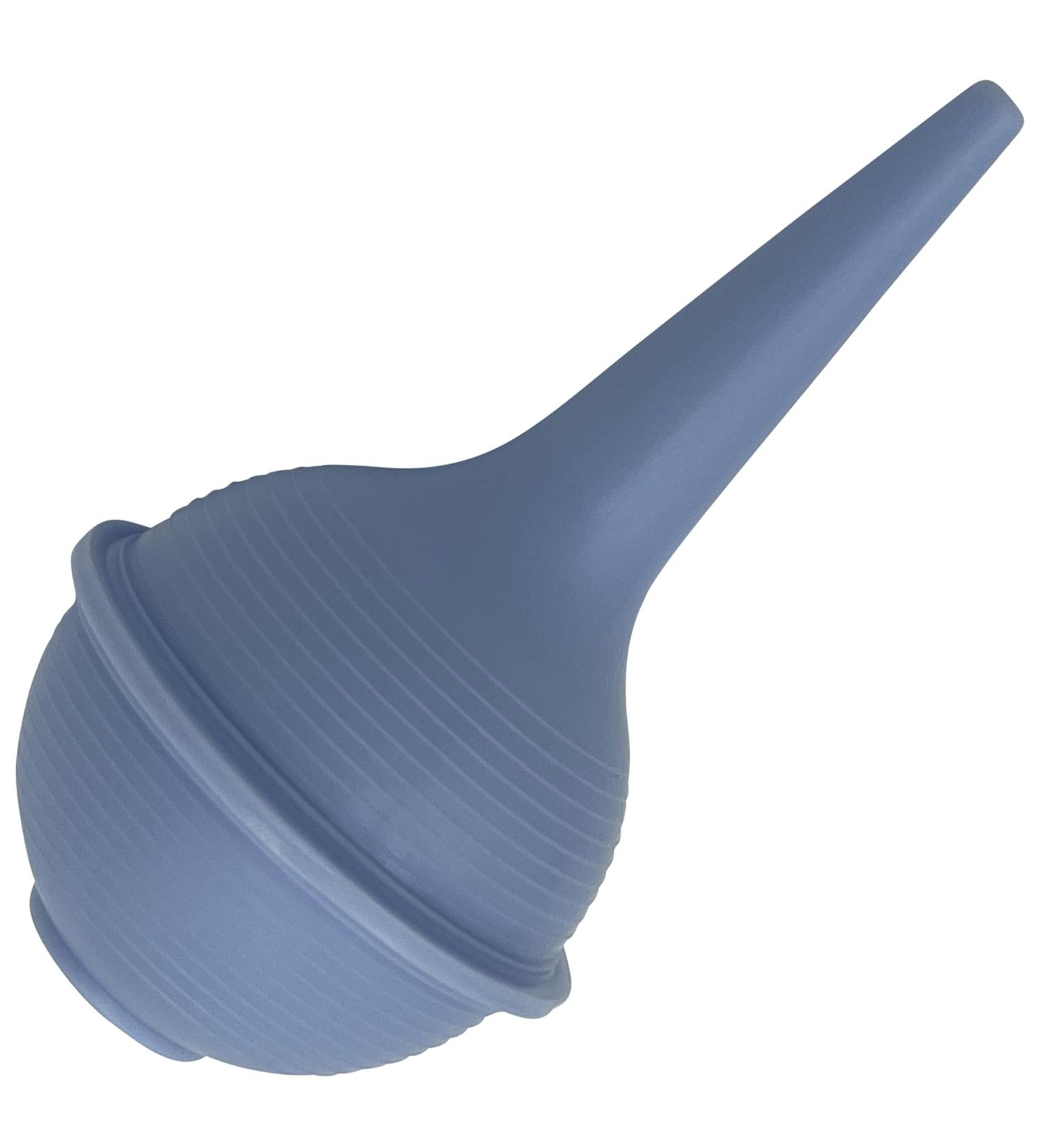 1pk Sterile Ear Syringe 2oz / 60ml Blue Rubber Bulb for Washing & Wax Removal