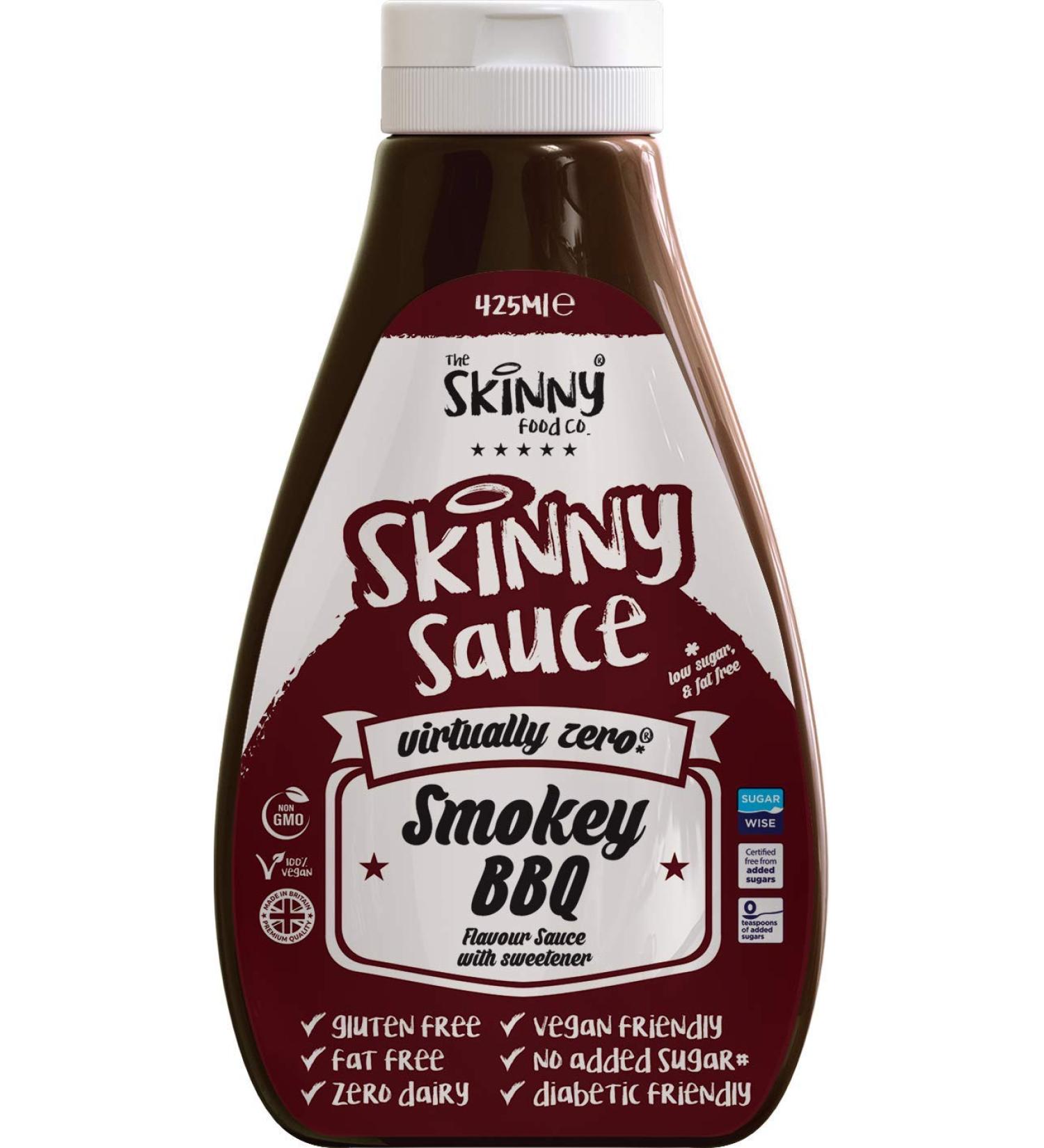 Skinny Sauce 425ml Smokey BBQ - Buy Online on GoSupps.com