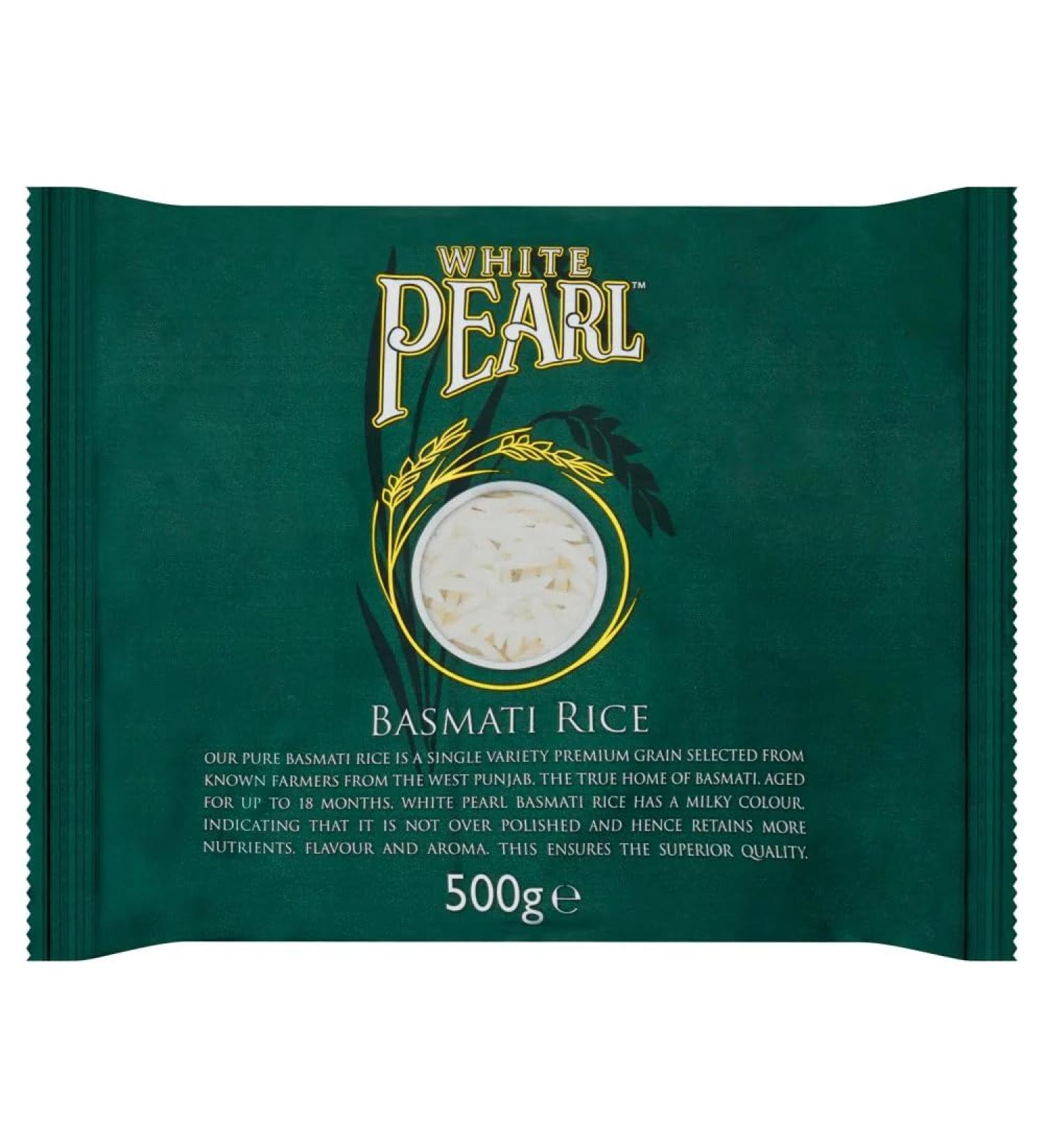 White Pearl Basmati Rice 500g-Food