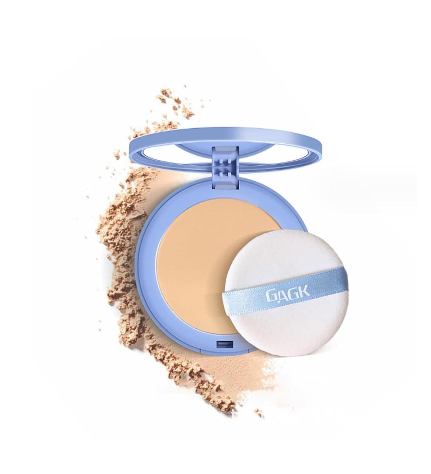 Generic GAGK Matte Perfection Pressed Powder Oil Control Face Pressed Powder Waterproof Long Lasting Finishing Powder (#02 NATURAL BEIGE) - Buy Online on GoSupps.com