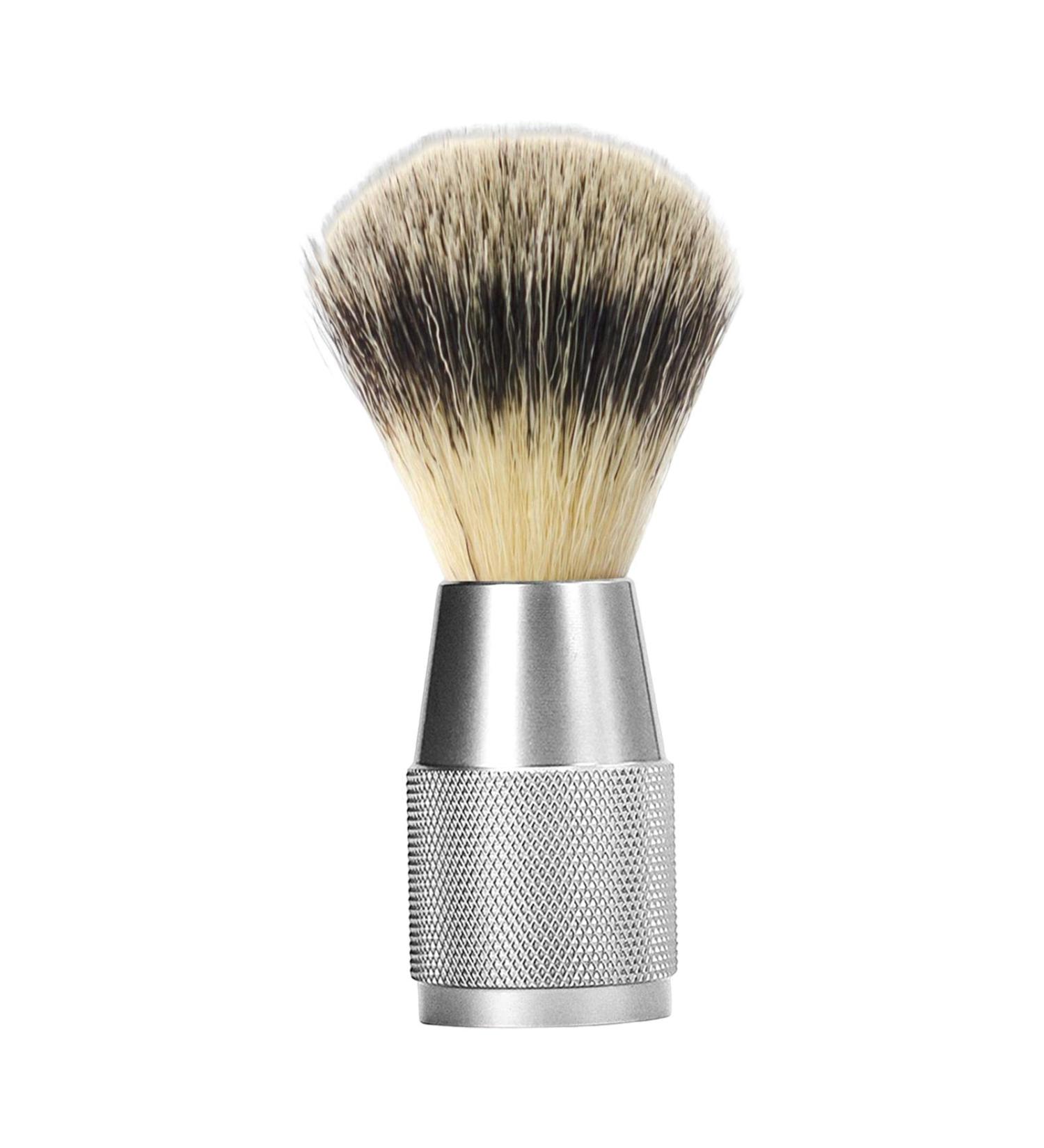 Magidaal 4.3 Inch Hair Shaving Brush - Soft Nylon Bristles Metal Handle Salon Quality Facial Cleaning Tool - Buy Online on GoSupps.com