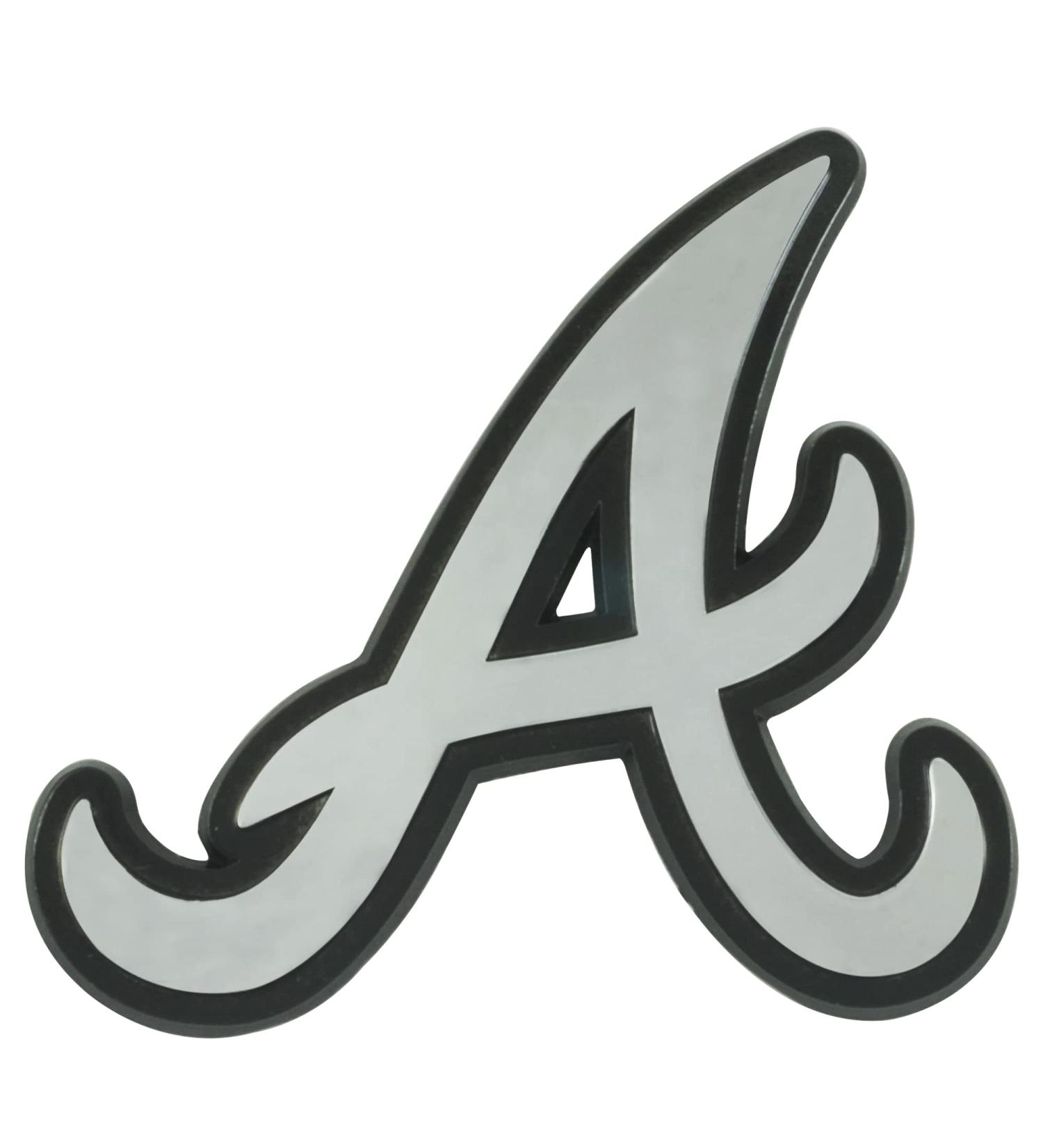 Atlanta Braves 3D Chrome Metal Auto Emblem - Officially Licensed by FANMATS 26508 - Buy Online on GoSupps.com