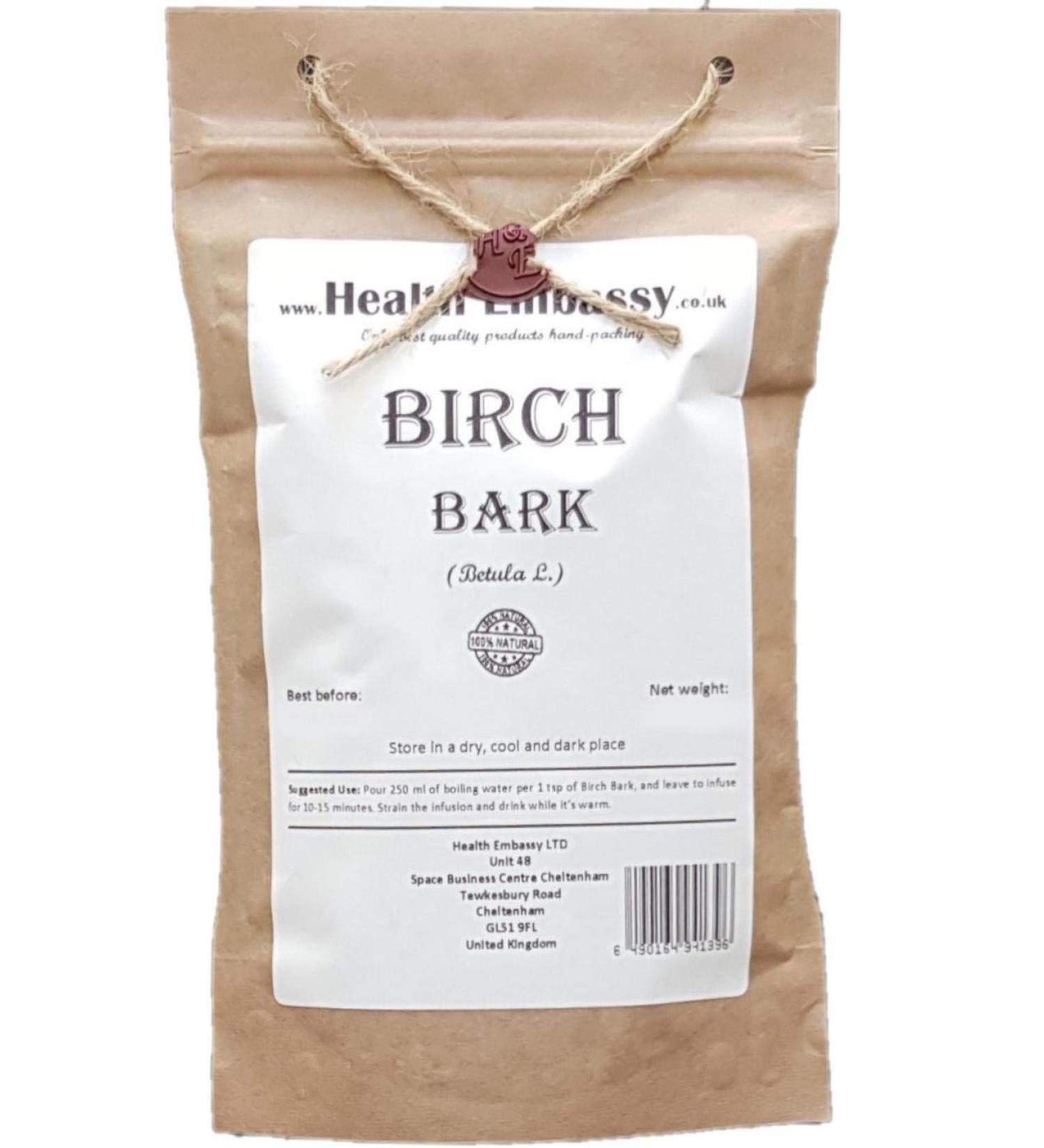 Birch Bark Tea | Betula L | corce De Bouleau Tisane | Health Embassy (200g) - Buy Online on GoSupps.com
