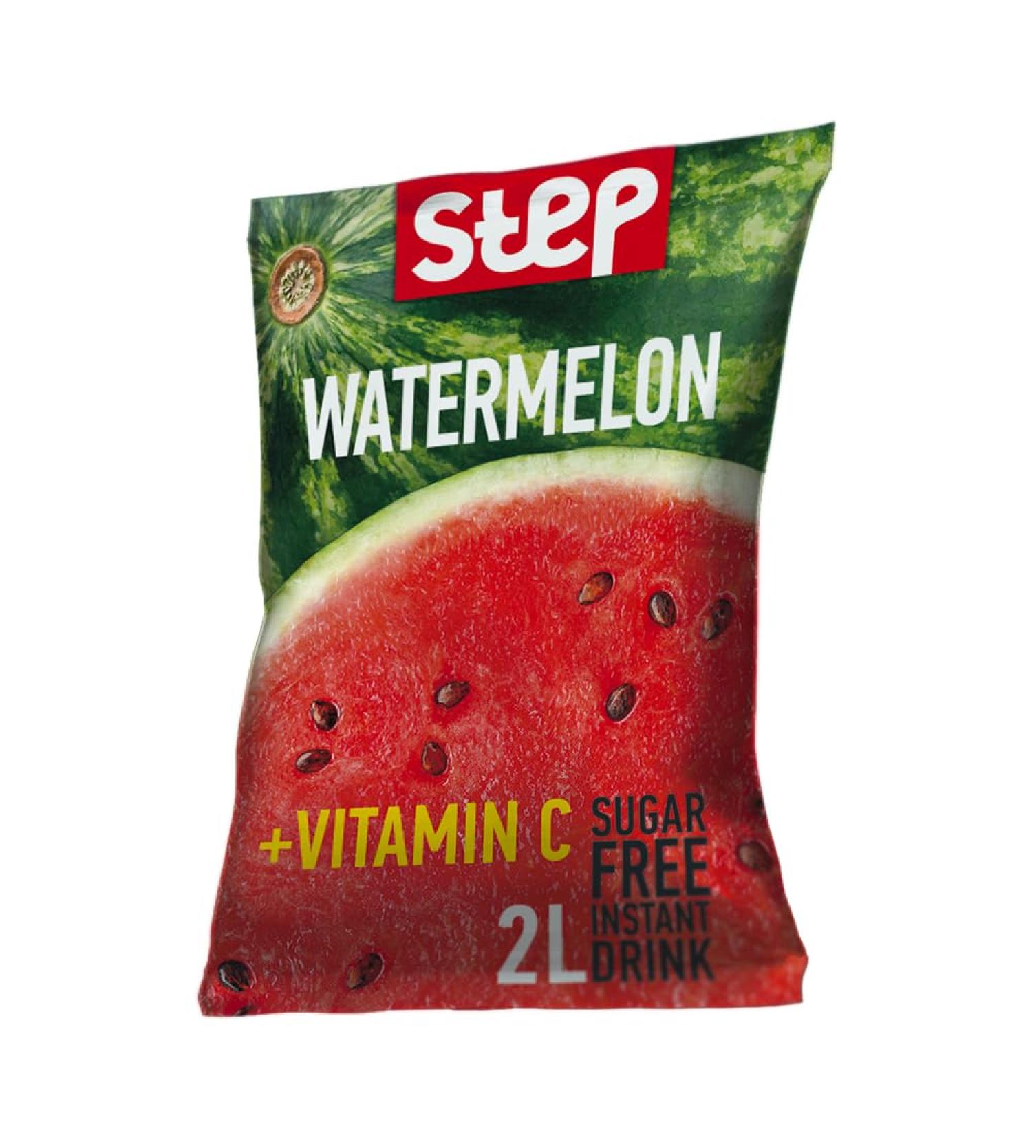 KENDY Step Sugar Free Water Flavorer Prepared in Powder for Instant Drink (Watermelon) - Buy Online on GoSupps.com