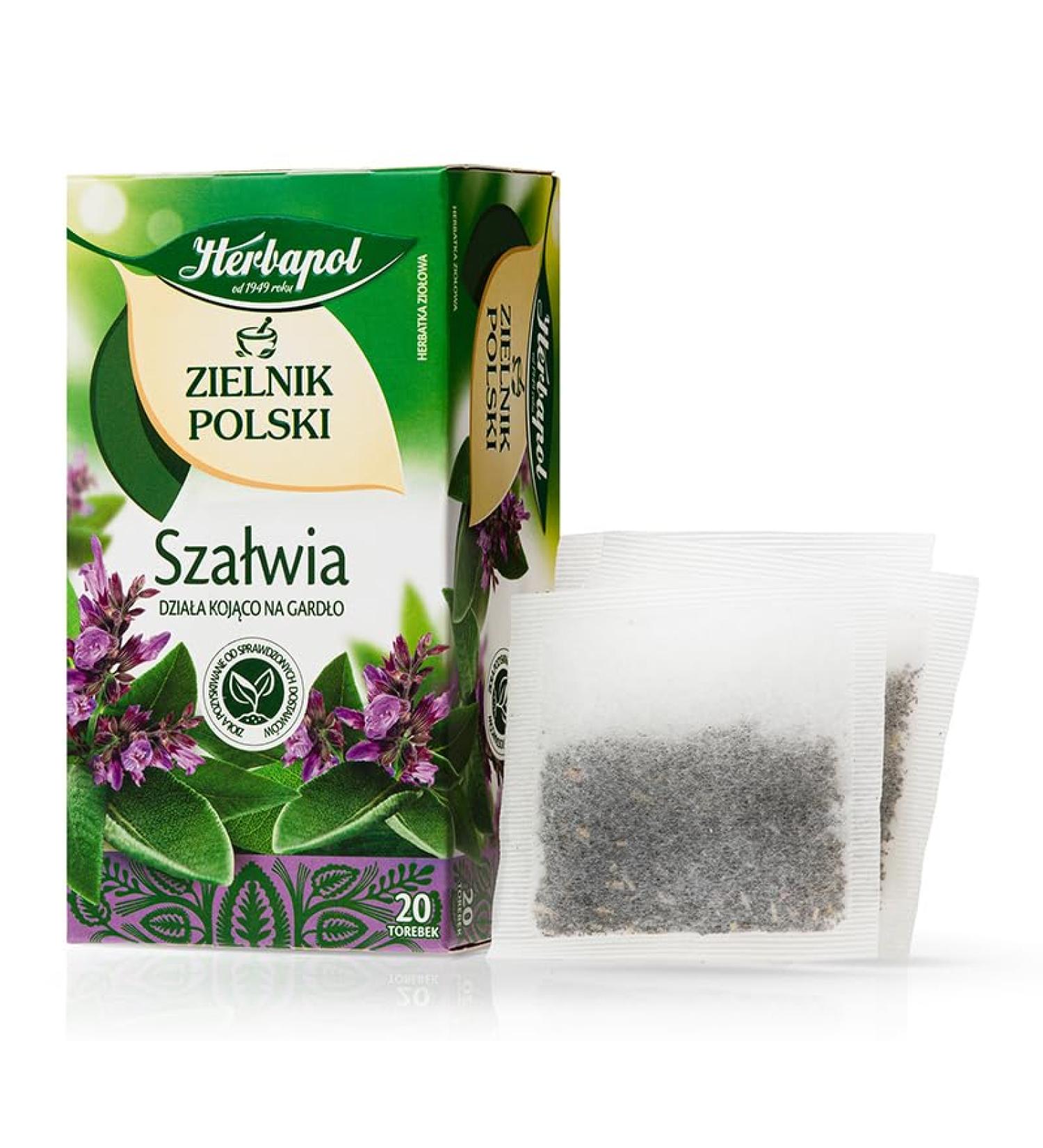 Sage Herbal Tea Natural Pure And Refreshing Herbal Fruit Infusion Herbapol