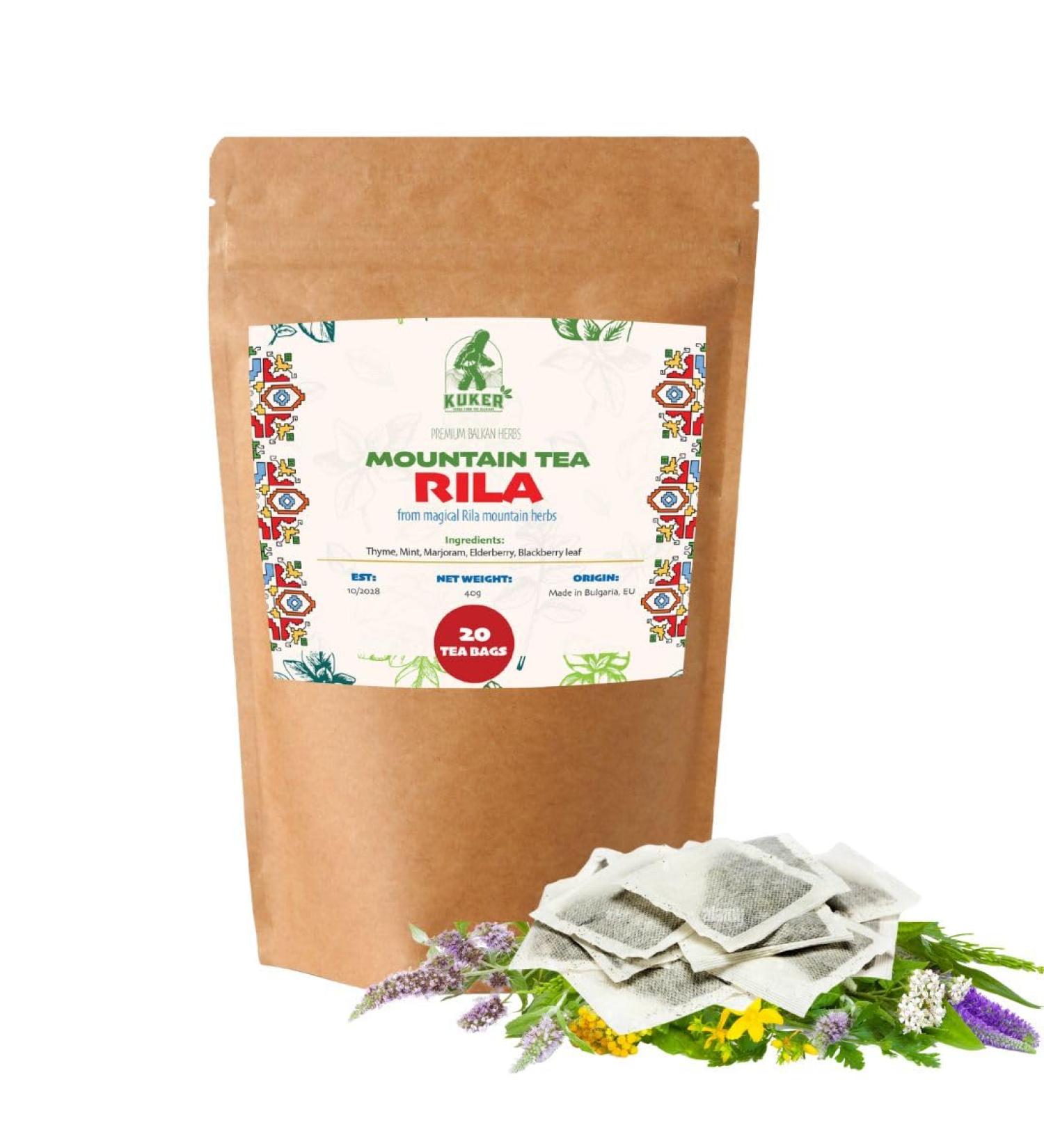  KUKER Old Mountain Staroplaninski Peppermint Thyme Infusion 30g - Buy Online on GoSupps.com