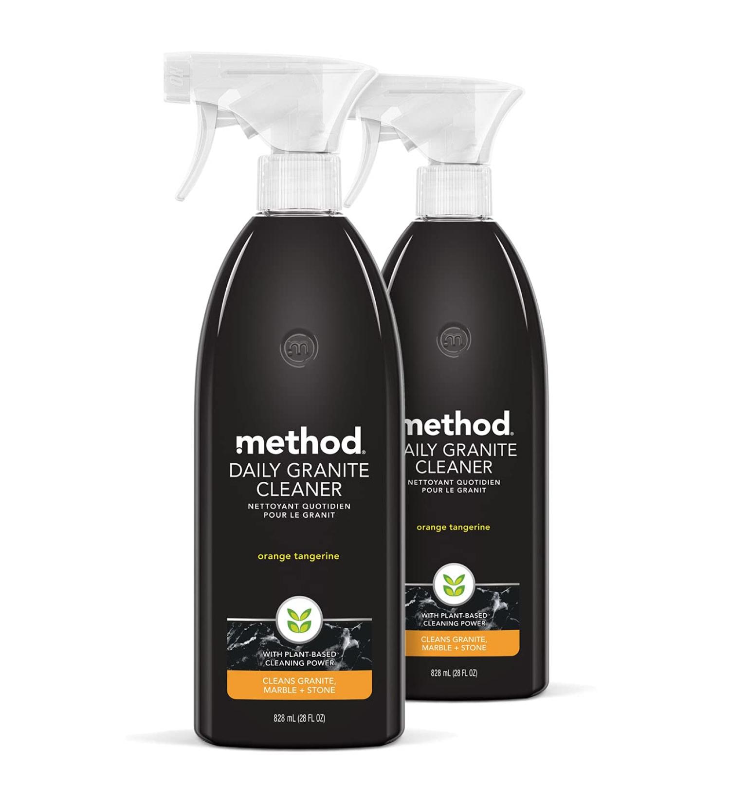 Method Daily Granite Cleaner Refill, Orange Tangerine, 68 Fl Oz - Pack of 2 | Plant-Based Cleaning Agent for Sealed Stone - Buy Online on GoSupps.com