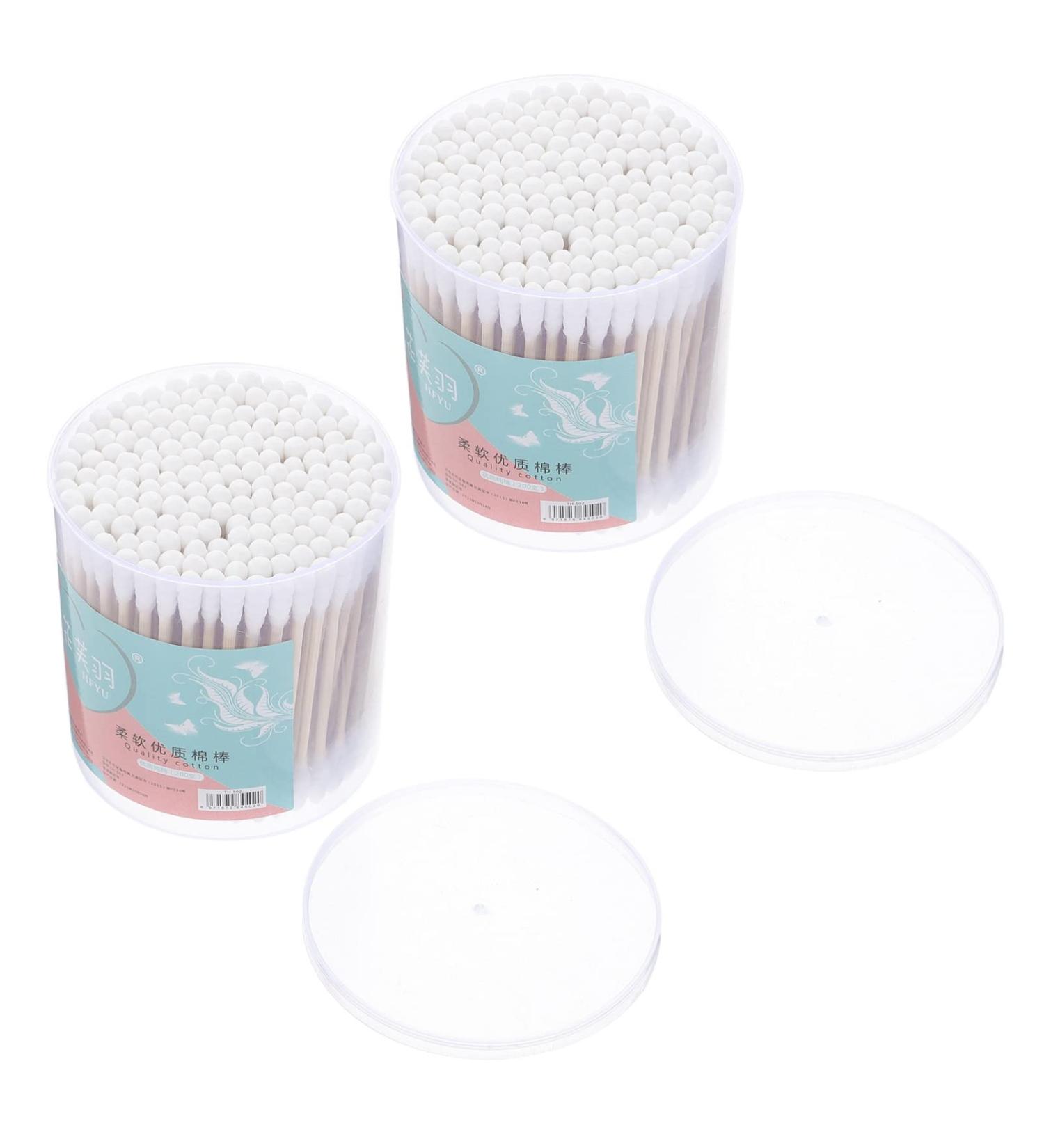 EXCEART Baby Cotton Swabs - 400pcs Cleaning Sticks for Ears & Kids | Soft Safe & Eco-Friendly - Buy Online on GoSupps.com