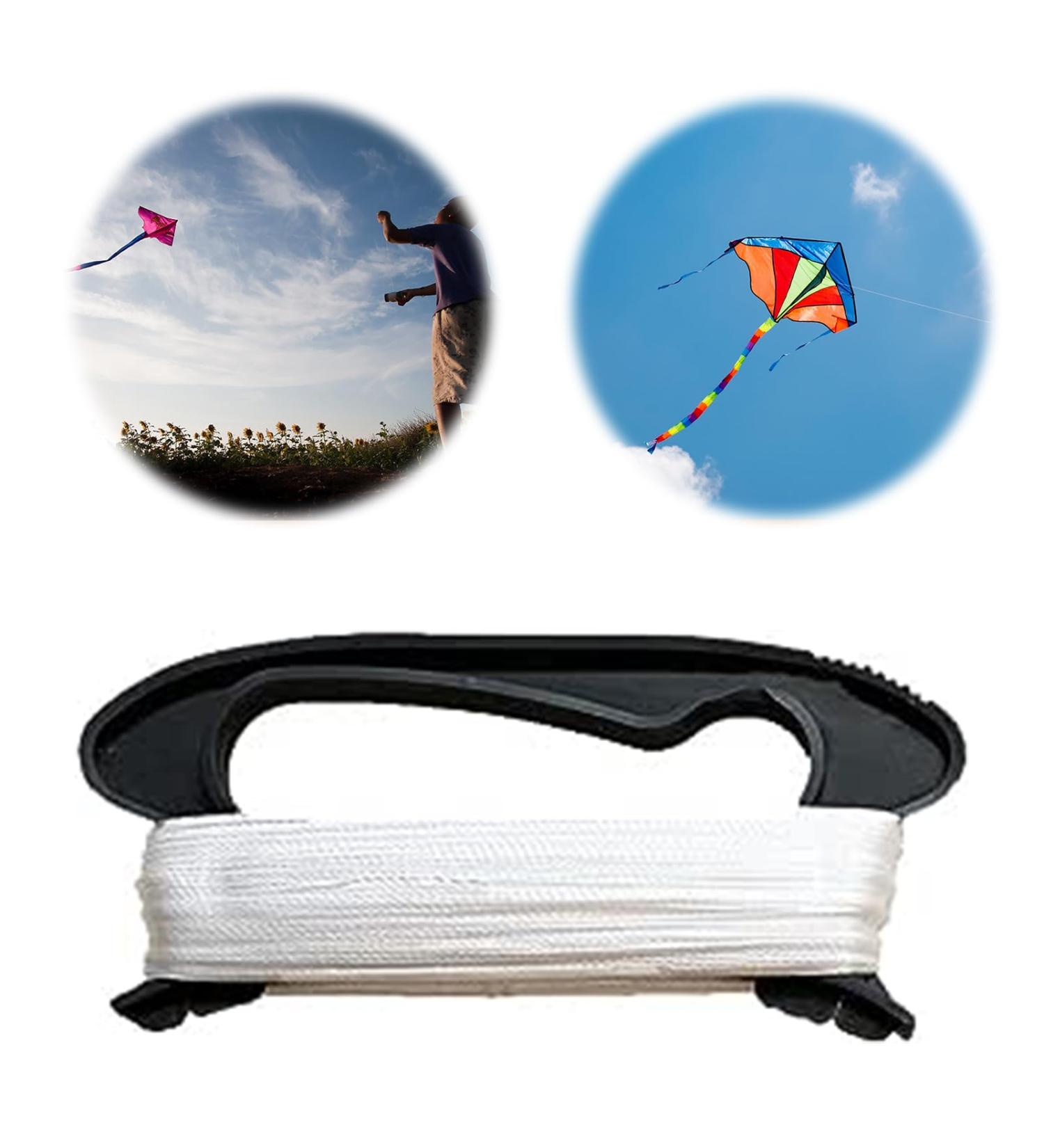 Buy Dragon Cord 100m - Kite Line Winder & String for Kids & Adults | Premium Quality Kite Cord with Winding Board - Buy Online on GoSupps.com