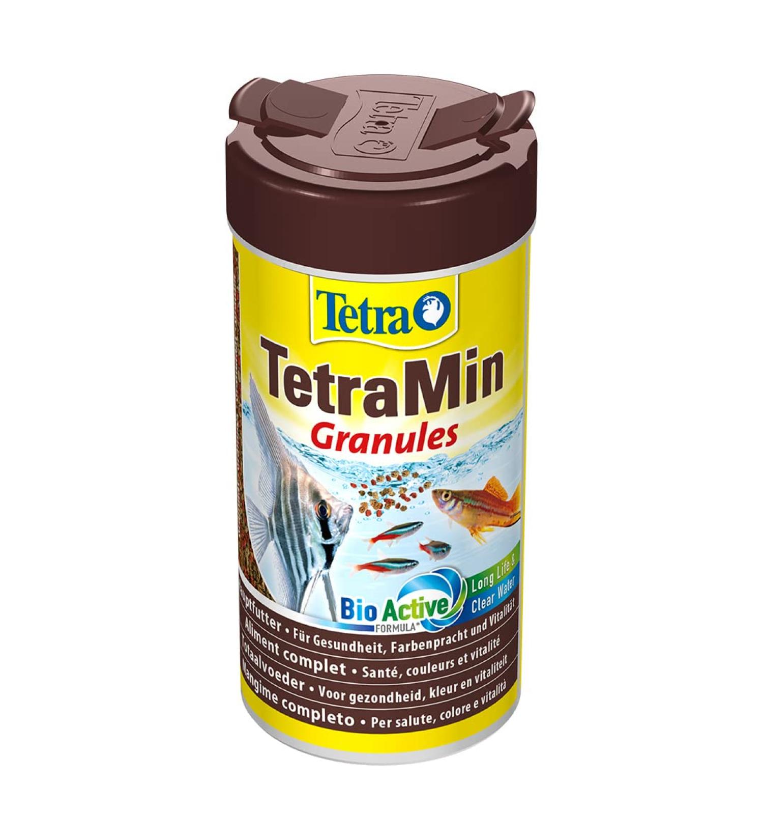 Tetramine granules - slowly sinking fish feed ideal for fish in the middle water layer of the aquarium 500 ml dose 158 g (1 Pack) granules