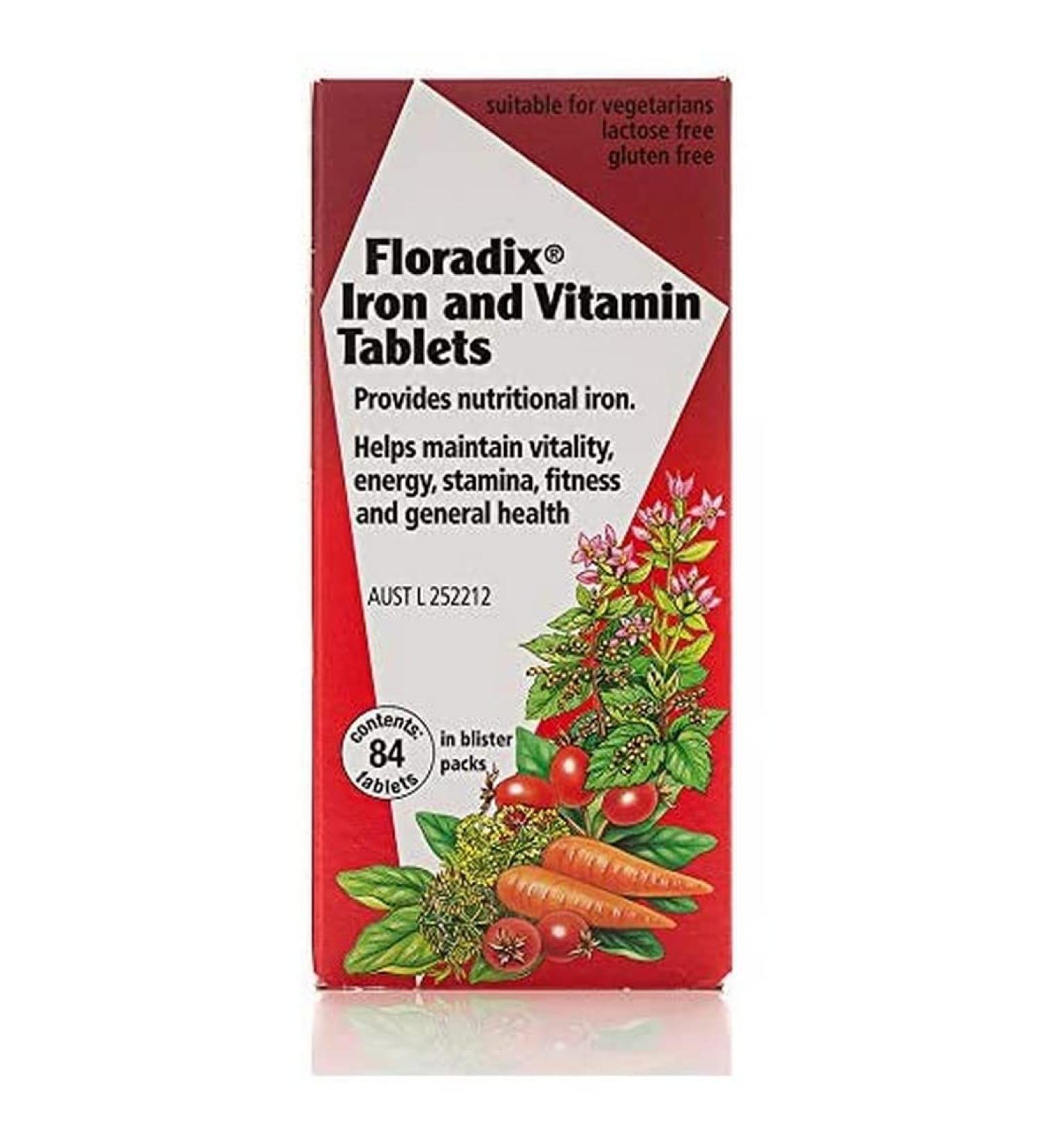 Floradix Iron & Vitamin 84 Tablets