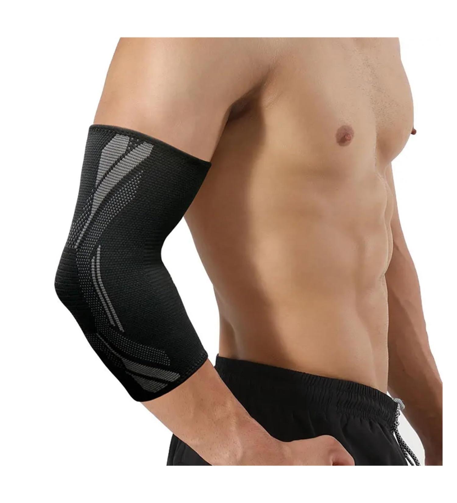 LYHYDMA Elbow protector knitted elbow pads sealing fitness warmth sports nonslip breathable inspiration arm protectors M M Black - Buy Online on GoSupps.com