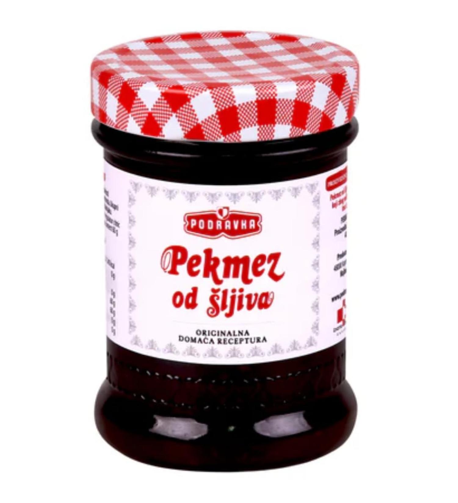 Pufai Podravka Plum puree jam 350 g in glass - Buy Online on GoSupps.com