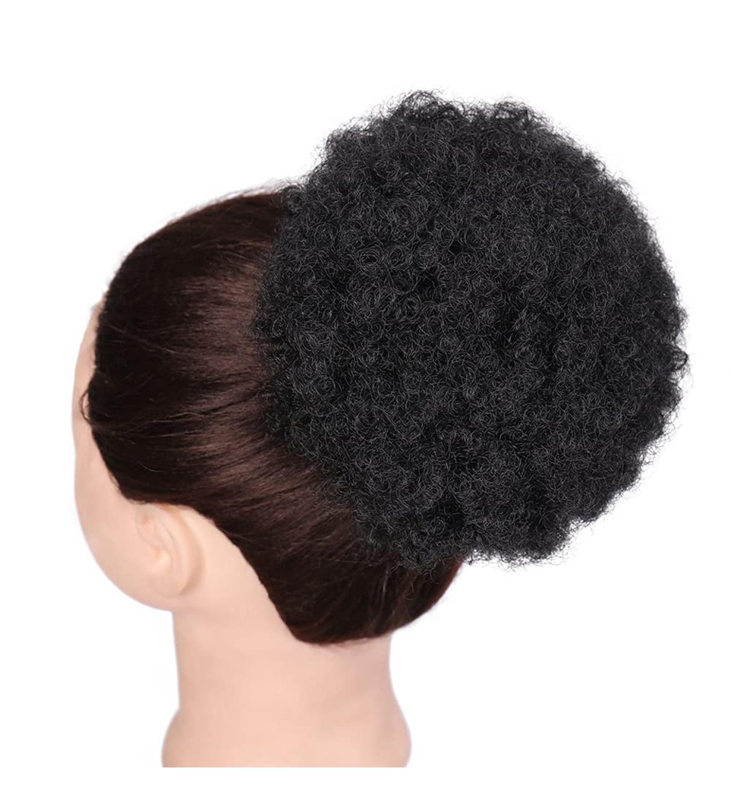 Afro Puff with Drawstring - 8 Black Hair Piece | Shop Internationally - Buy Online on GoSupps.com