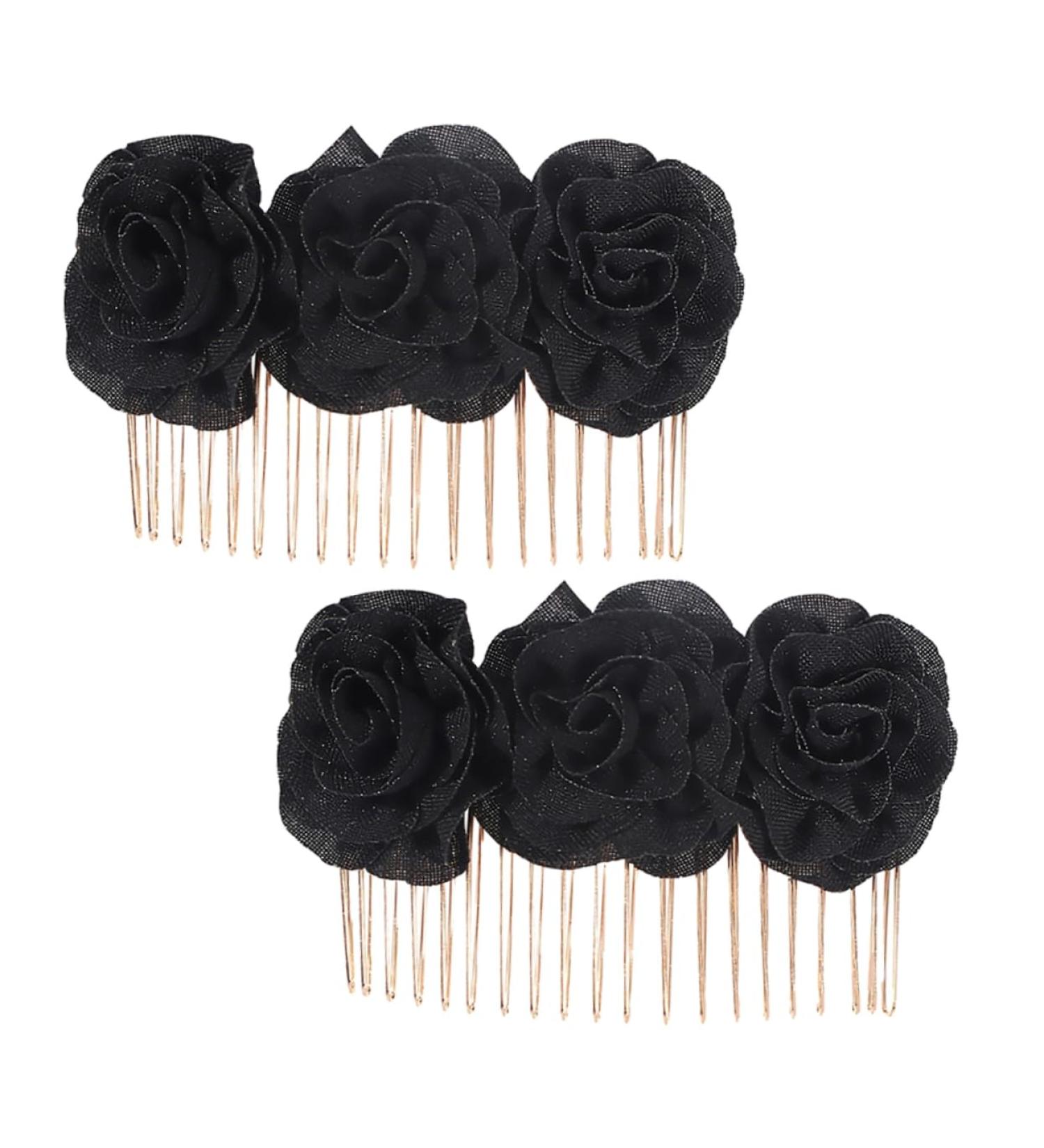 Didiseaon Bridal Flower Clip Hair Barrettes Hair Pin Hair Clip Hair Accessories Cloth Flower Hairpin Bridal Barrette Wedding Makeup Bride - Buy Online on GoSupps.com