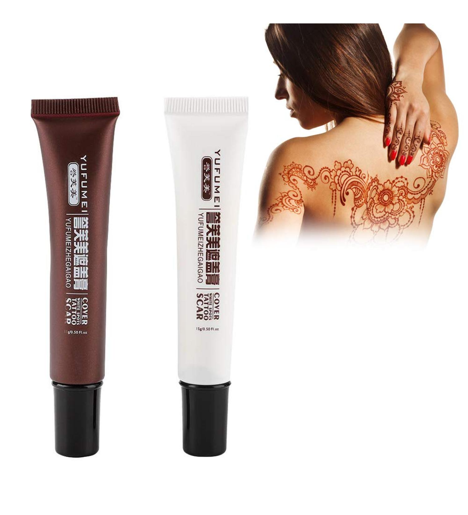 Scar Tattoo Concealer Cream Set - Long-Lasting Waterproof Makeup for Hiding Spots, Birthmarks & Blemishes - Professional Coverage for Face & Body - Buy Online on GoSupps.com