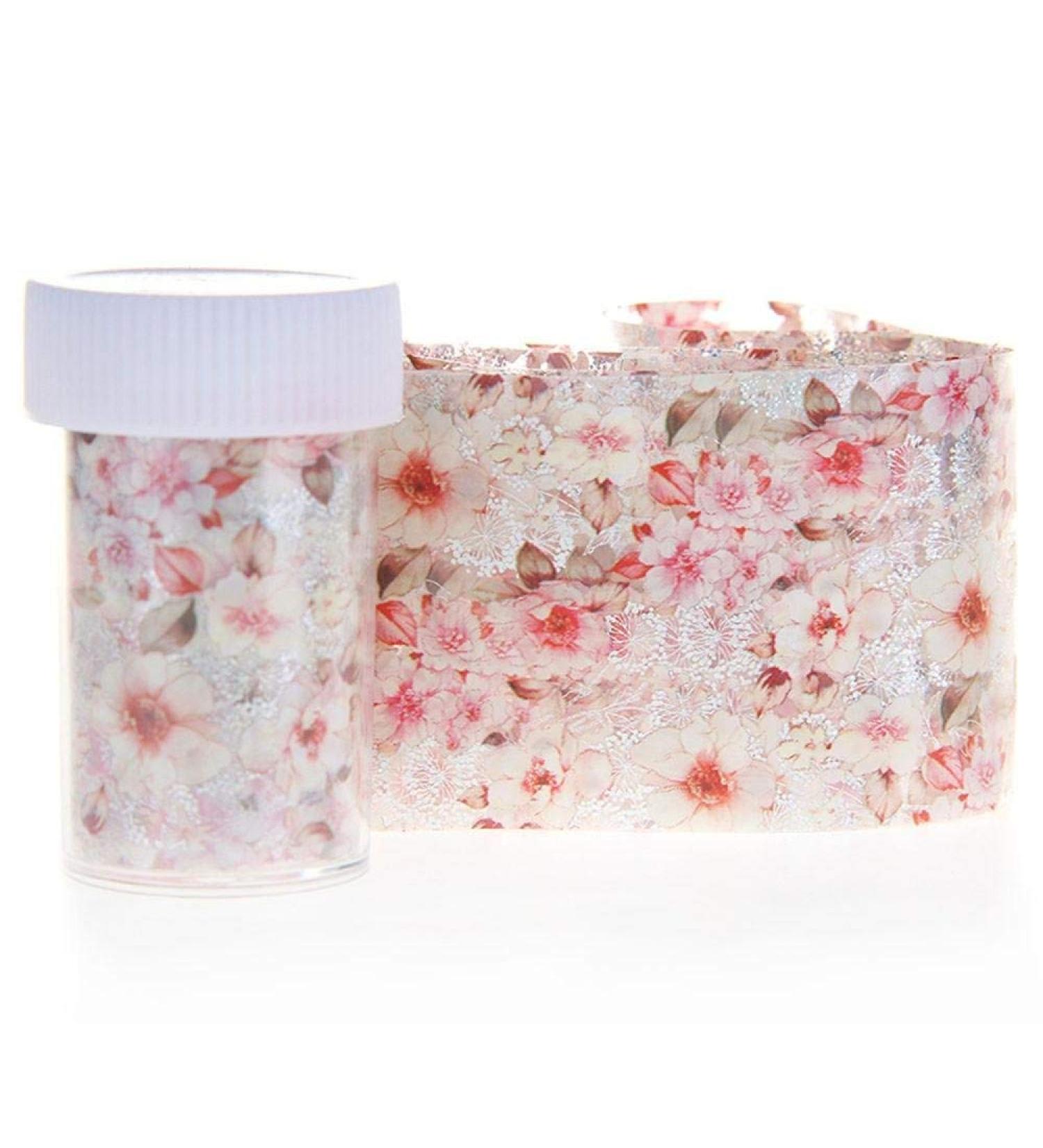 Flower Design Nail Art Stickers Water Transfer Foil Nail Tips Stickers Manicure Decoration by A Durable and Practical Practical and Professional