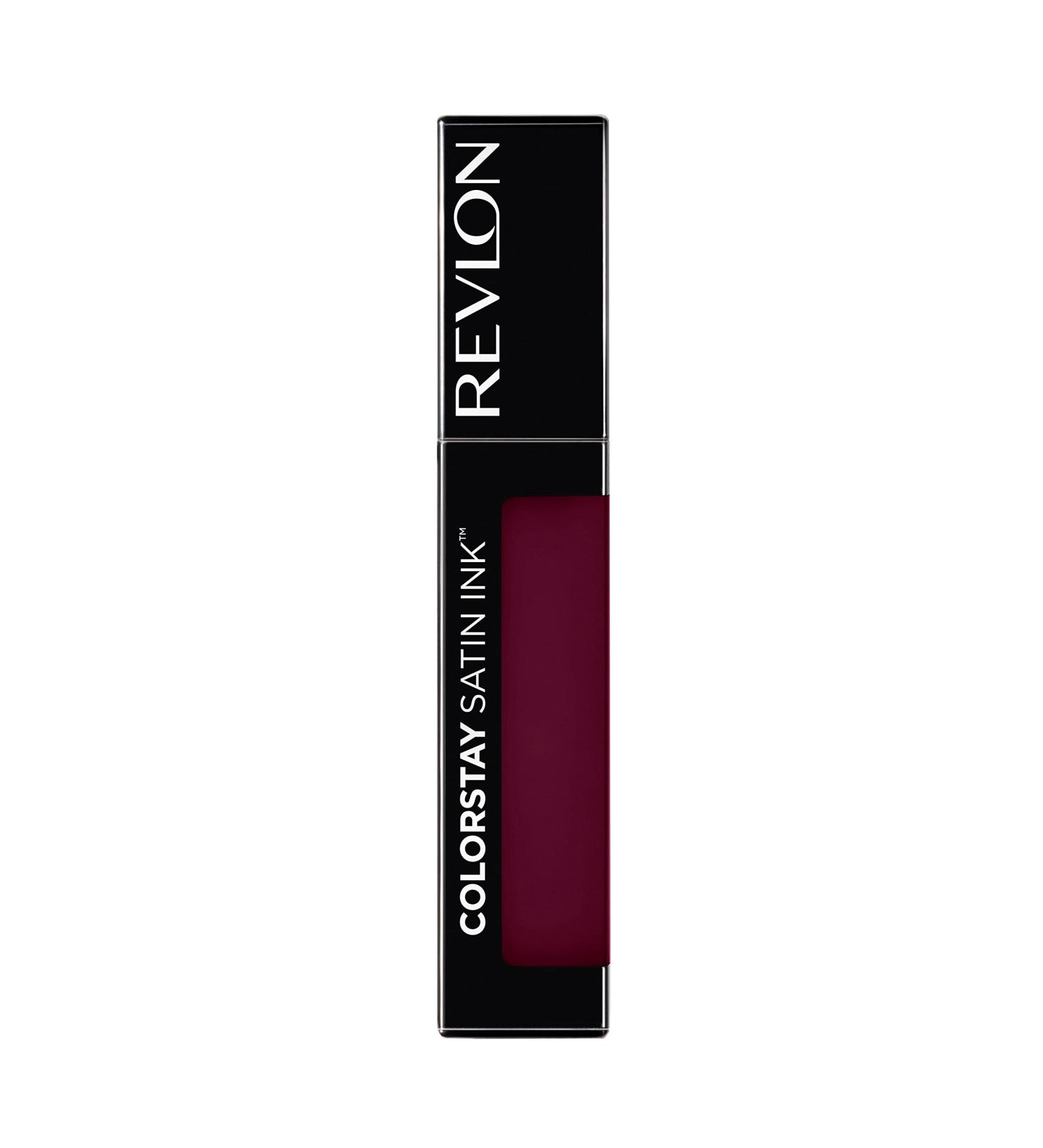 REVLON ColorStay Satin Ink Crown Jewels Liquid Lipstick 035 Reigning Red 0.17 fl oz - Buy Online on GoSupps.com