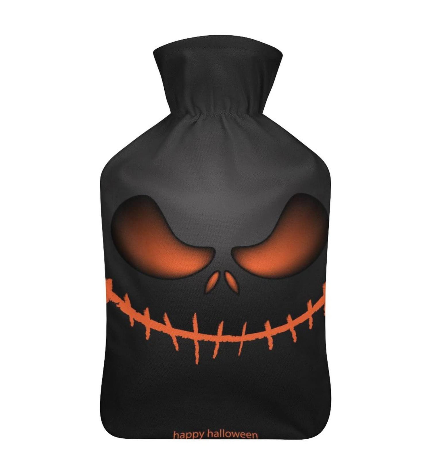 Pumpkin Hot Water Bottle with Plush Cover - Cozy Hand Warmer for Adults & Kids | 26.5x15.3cm - International Shipping Available - Buy Online on GoSupps.com