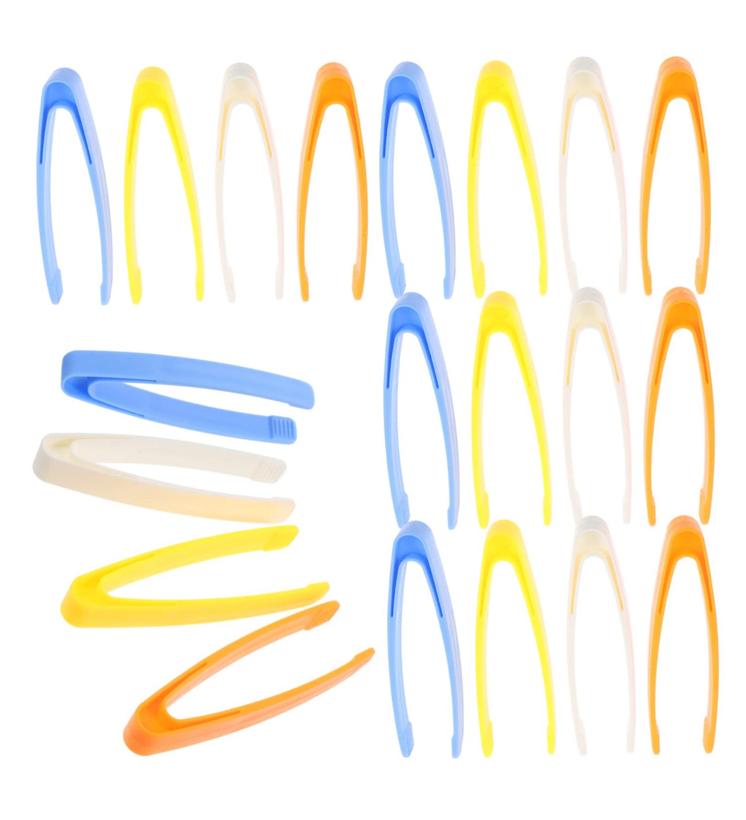 Toyvian 20pcs Plastic Kids Tweezers for Emergency Kit - Child-Friendly Short Hair Tweezers - Buy Online on GoSupps.com