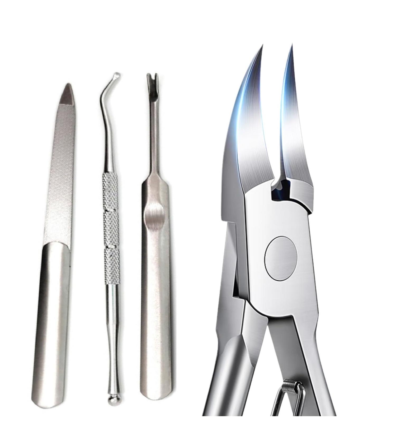 Toenail Clippers for Seniors Thick Toenails Nail Clipper Set for Men Nail Clippers for Ingrown Toenail Corrector Nail Clippers for Acrylic Nails Nail - Buy Online on GoSupps.com