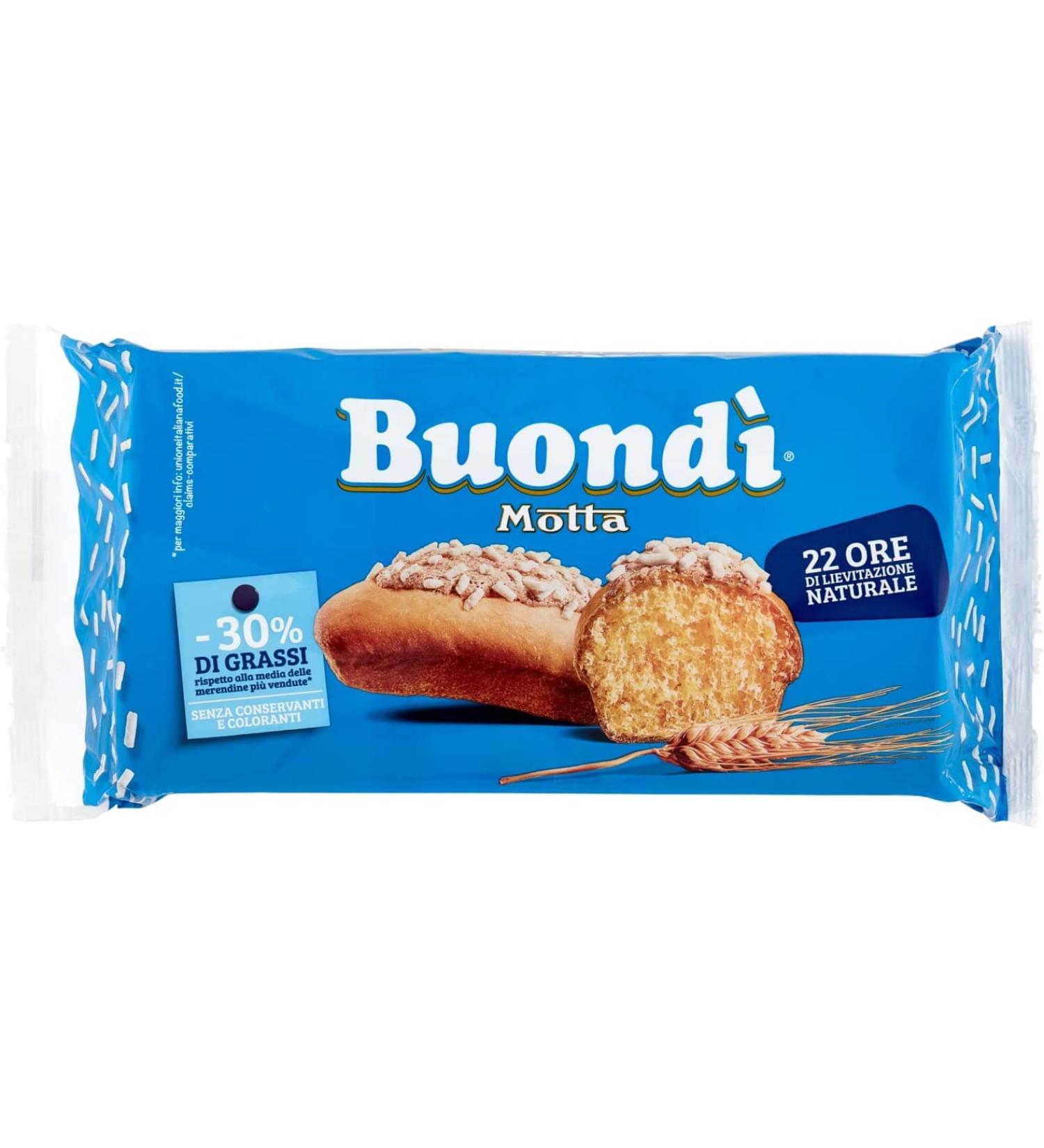 Buy 3x Motta Buondi 'Classico' Italian Cakes - 6x 33g | Authentic Italian Treats | International Shipping - Buy Online on GoSupps.com