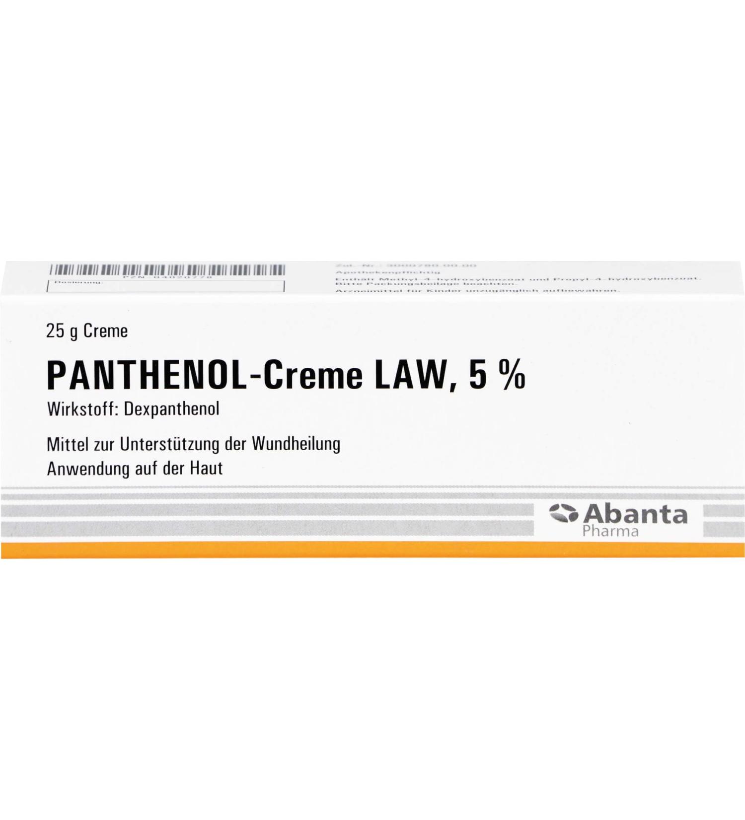 Buy Panthenol Creme Law 25g - Soothing Moisturizer for Skin | International Shipping Available - Buy Online on GoSupps.com